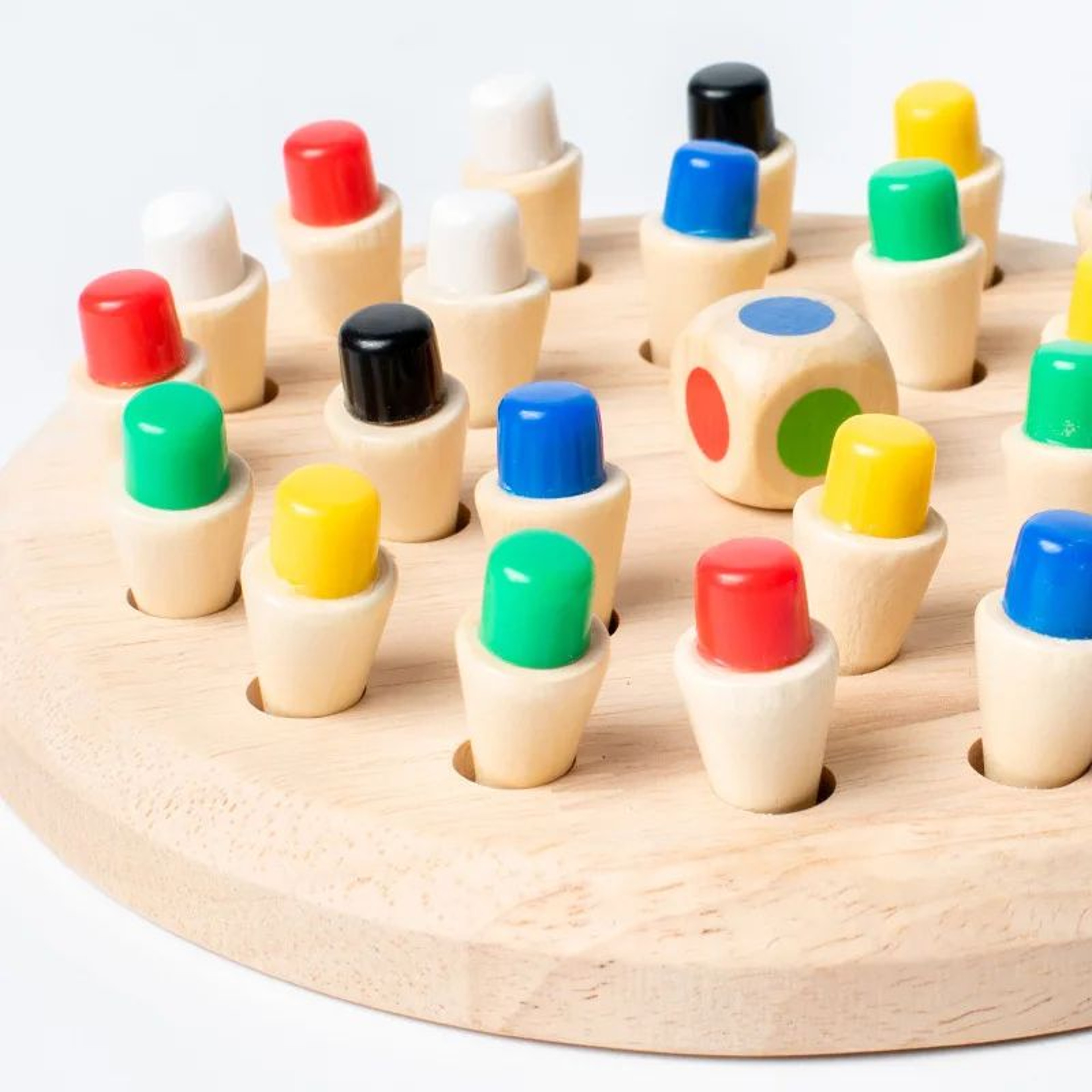 Montessori Color Match Stick Chess Board Game For Kids  Wooden Memory Matching Game  Cognitive Lear 4