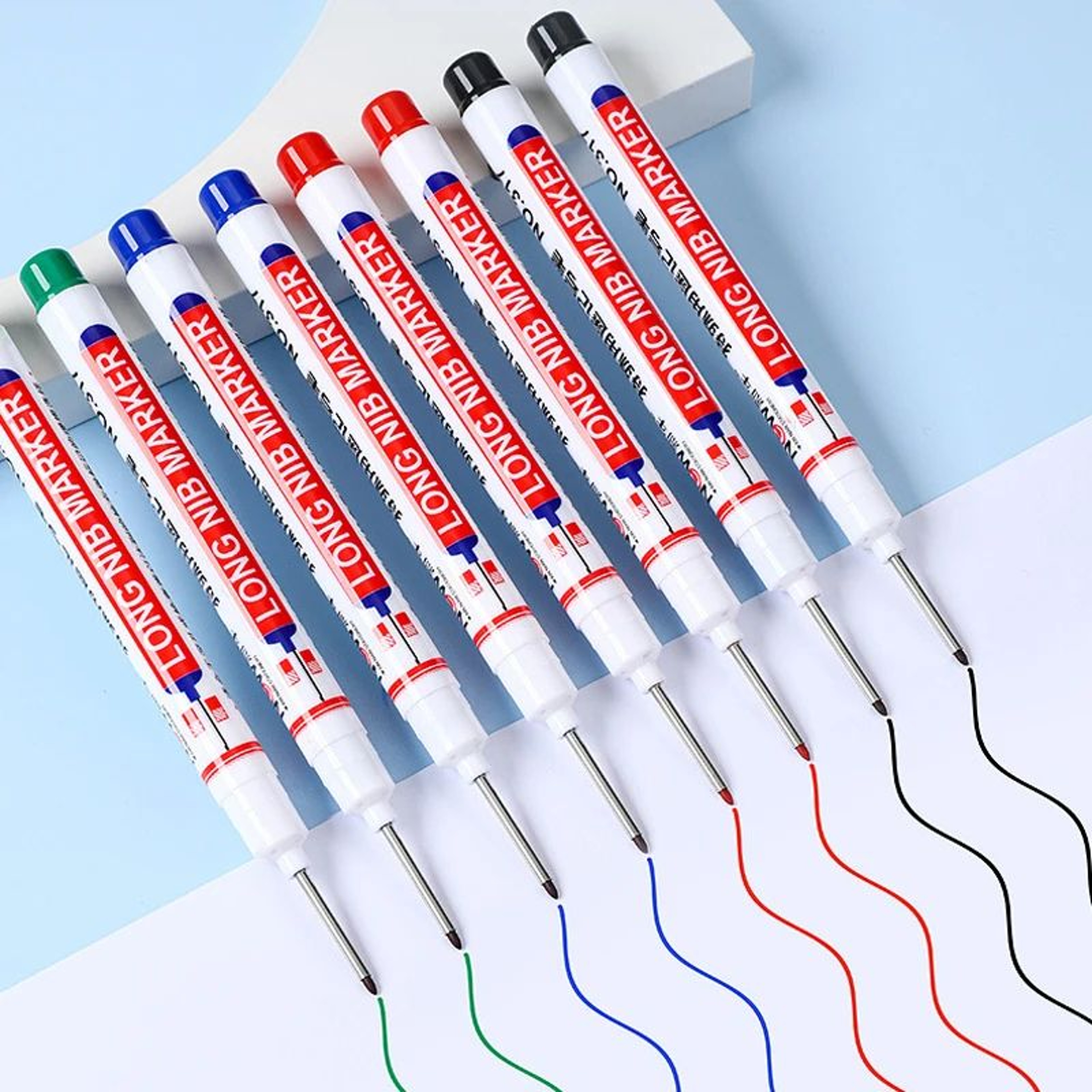 Precision Deep Hole Marker Pen Set For Woodworking  Metal Marking 1