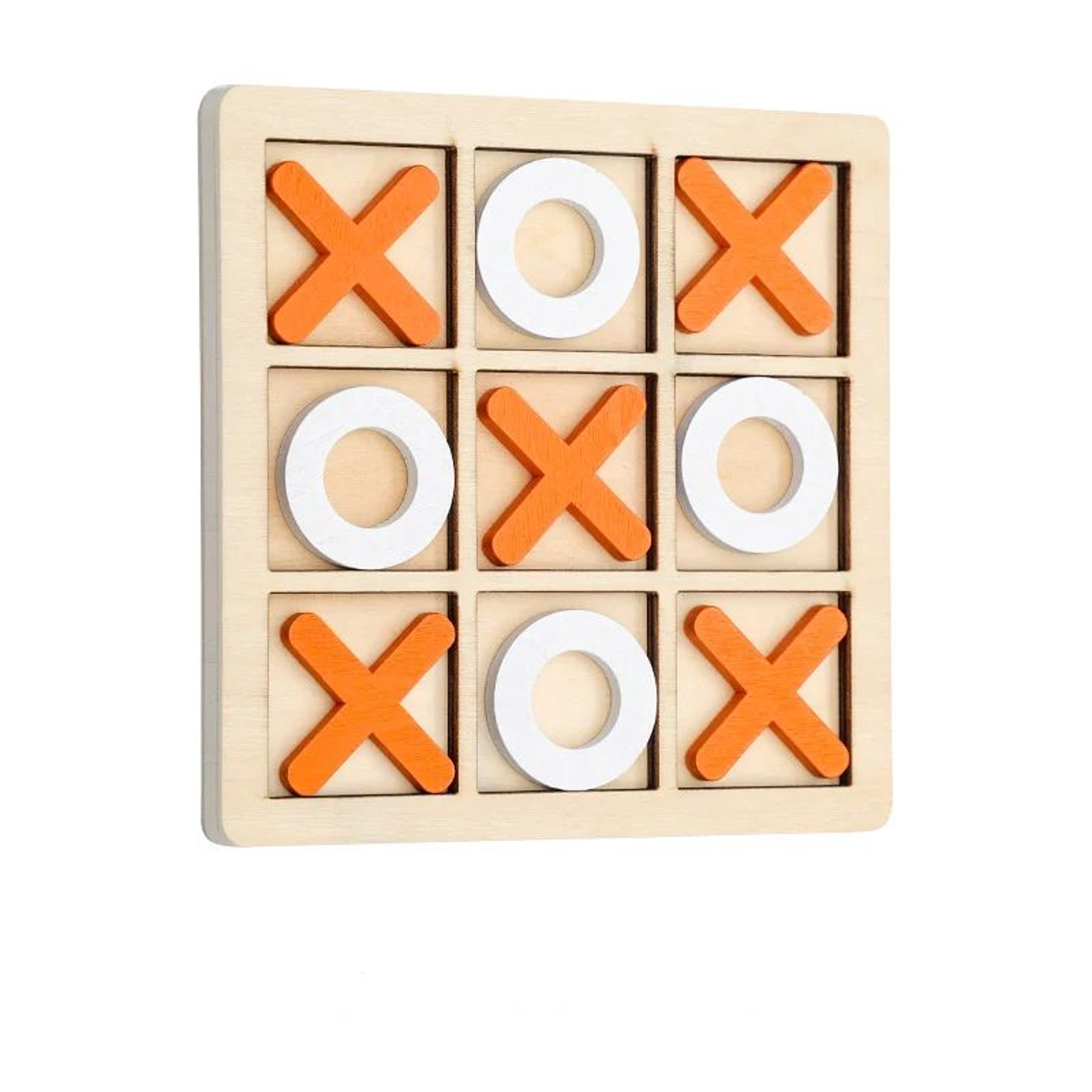 Wooden Tic Tac Toe Game Board For Family Fun Outdoor Play  Kids Learning 4