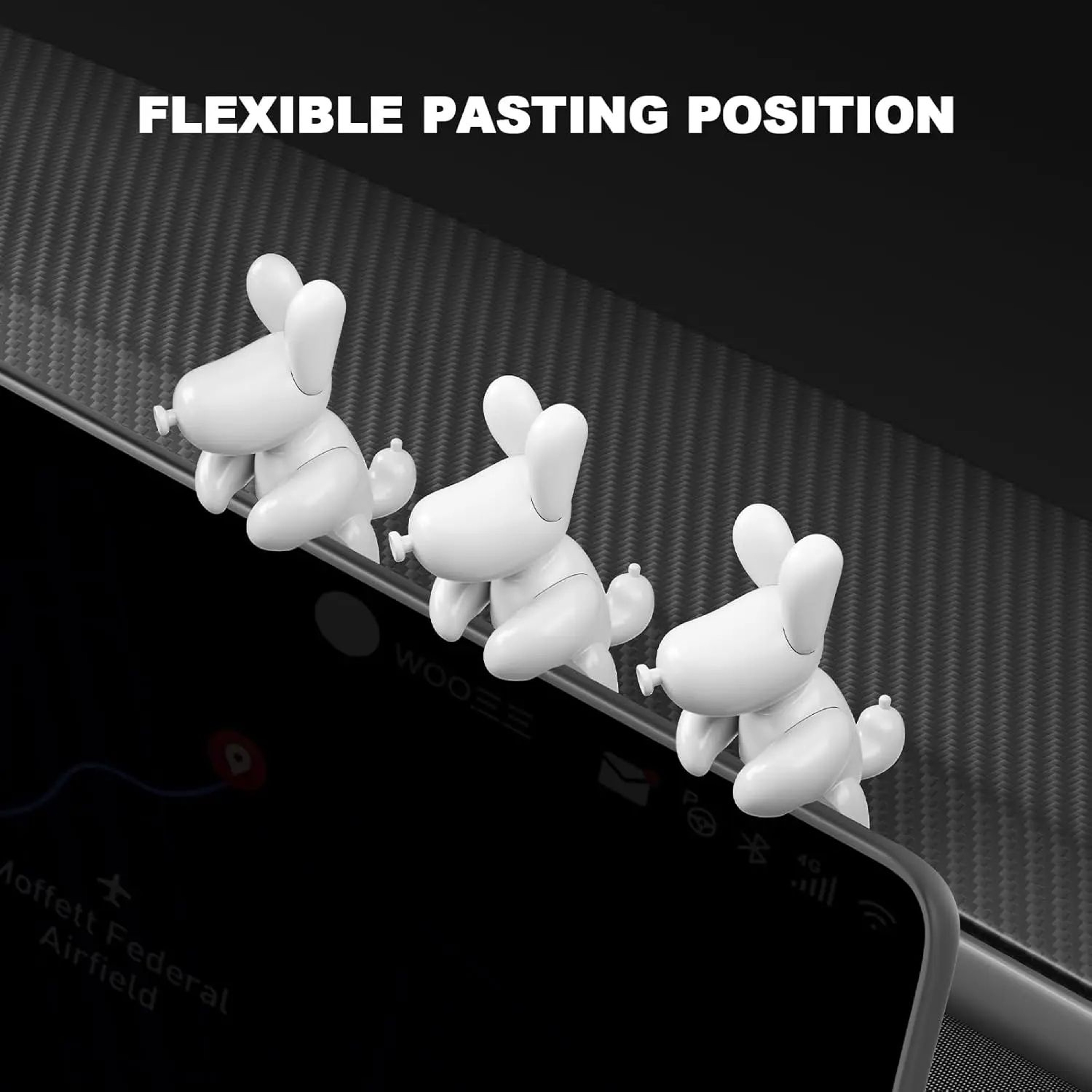 Tesla Dog Mode Mini Screen Ornament For Model 3  Model Y 5