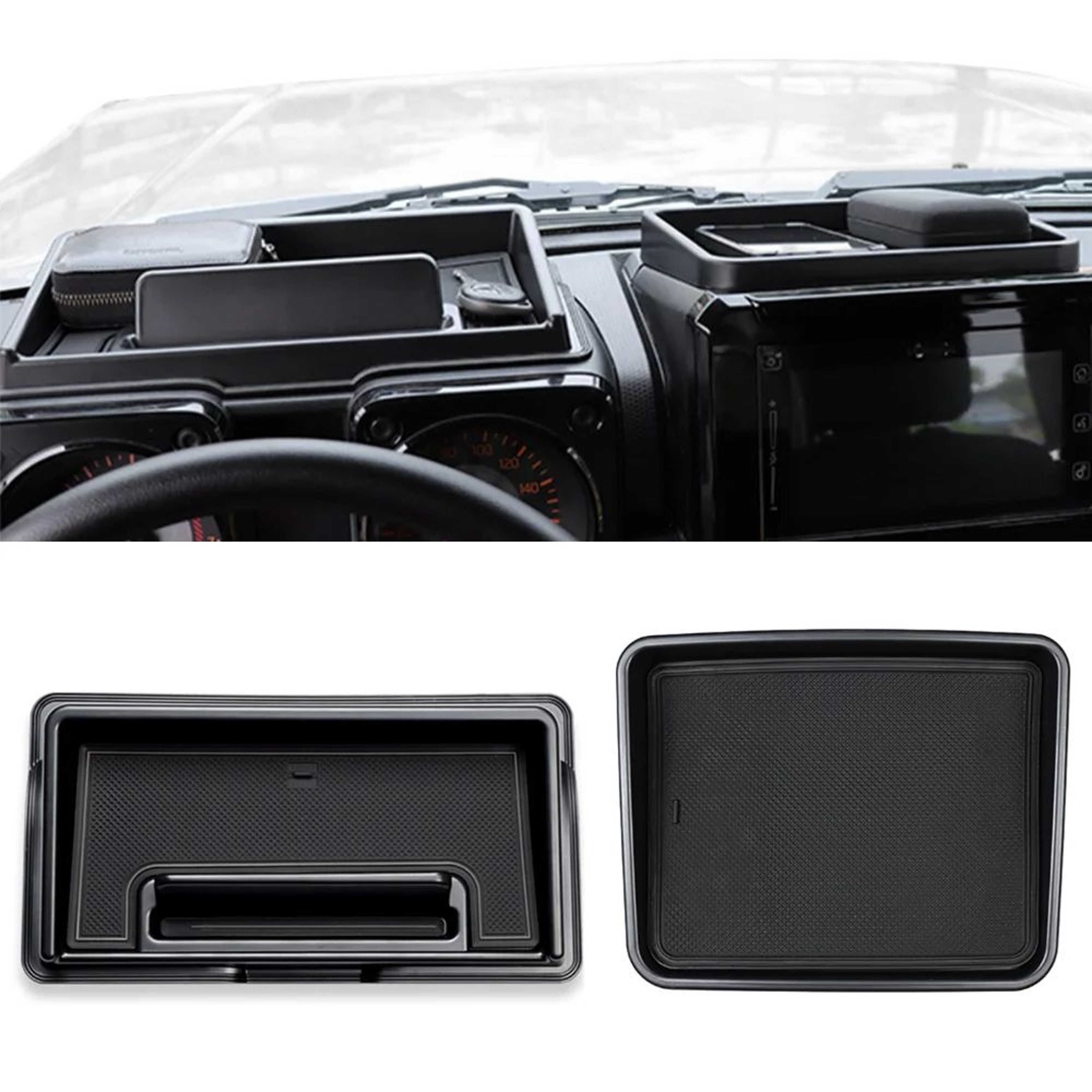 Suzuki Jimny Dashboard Organizer Tray With Cup  Phone Holder For JB64JB74 20192025 8