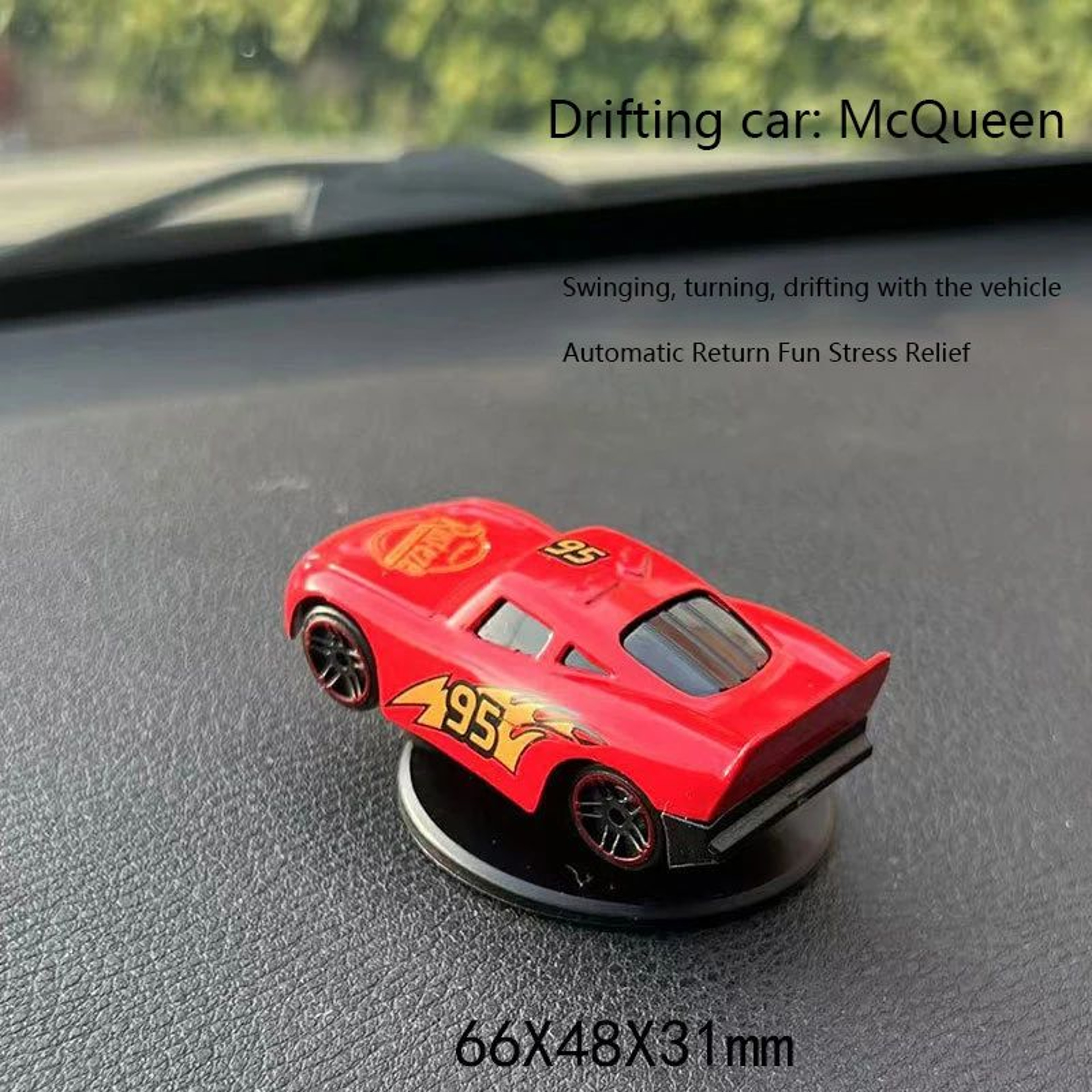 Dashboard Car Ornament Drifting Racer Model 7