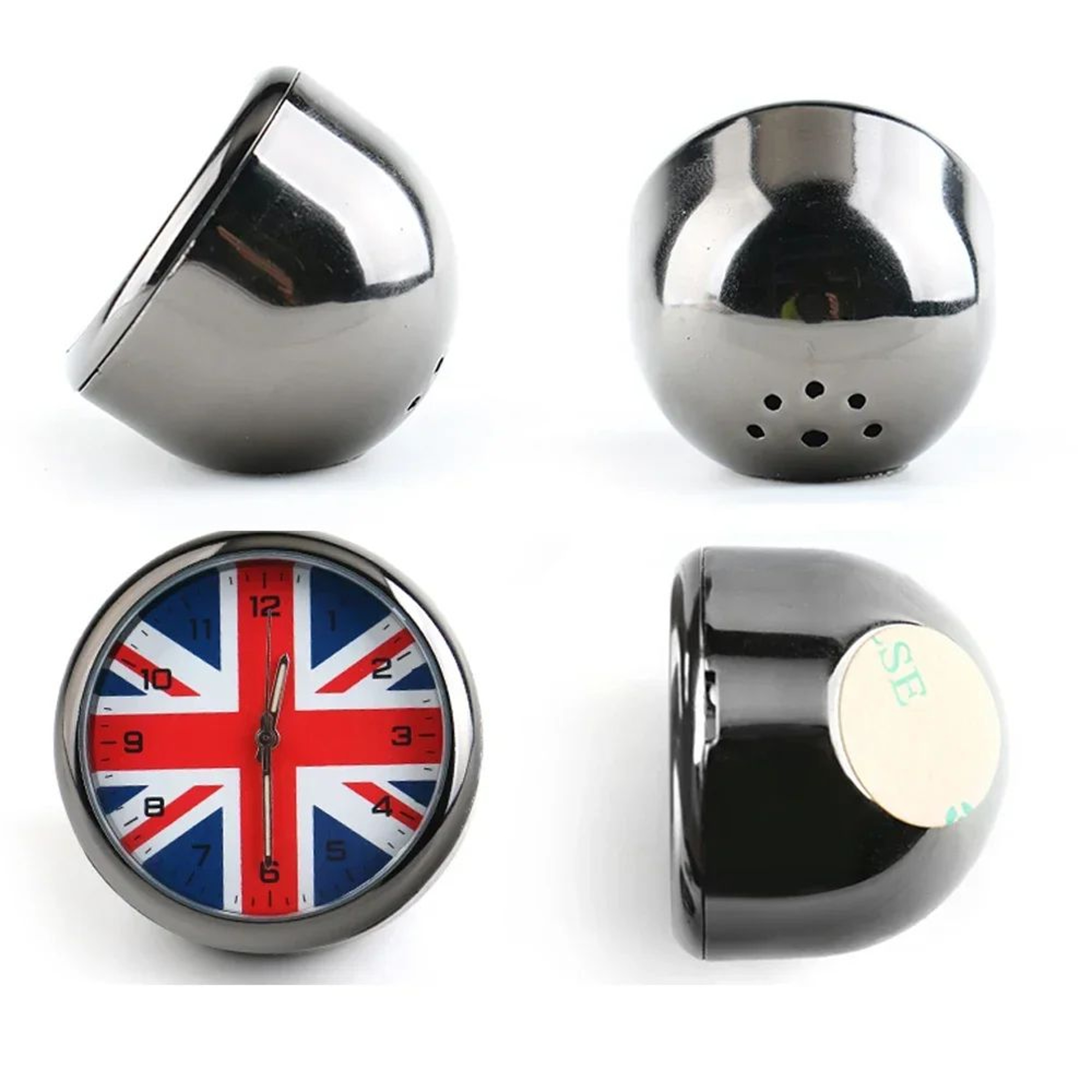 Mini Cooper Union Jack Dashboard Clock Ornament 5