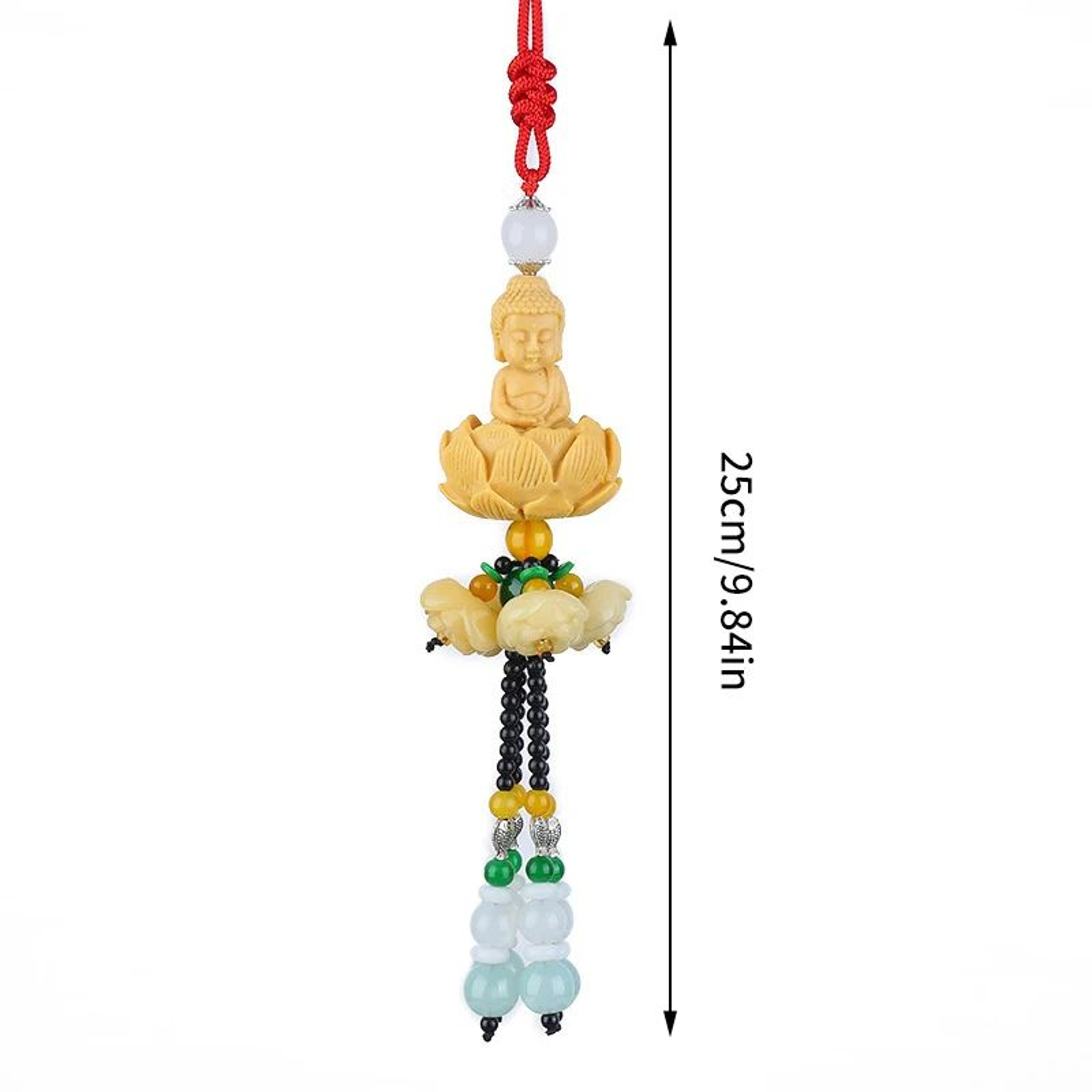 Chinese Style Buddha Pixiu Car Pendant For Peaceful Driving 5