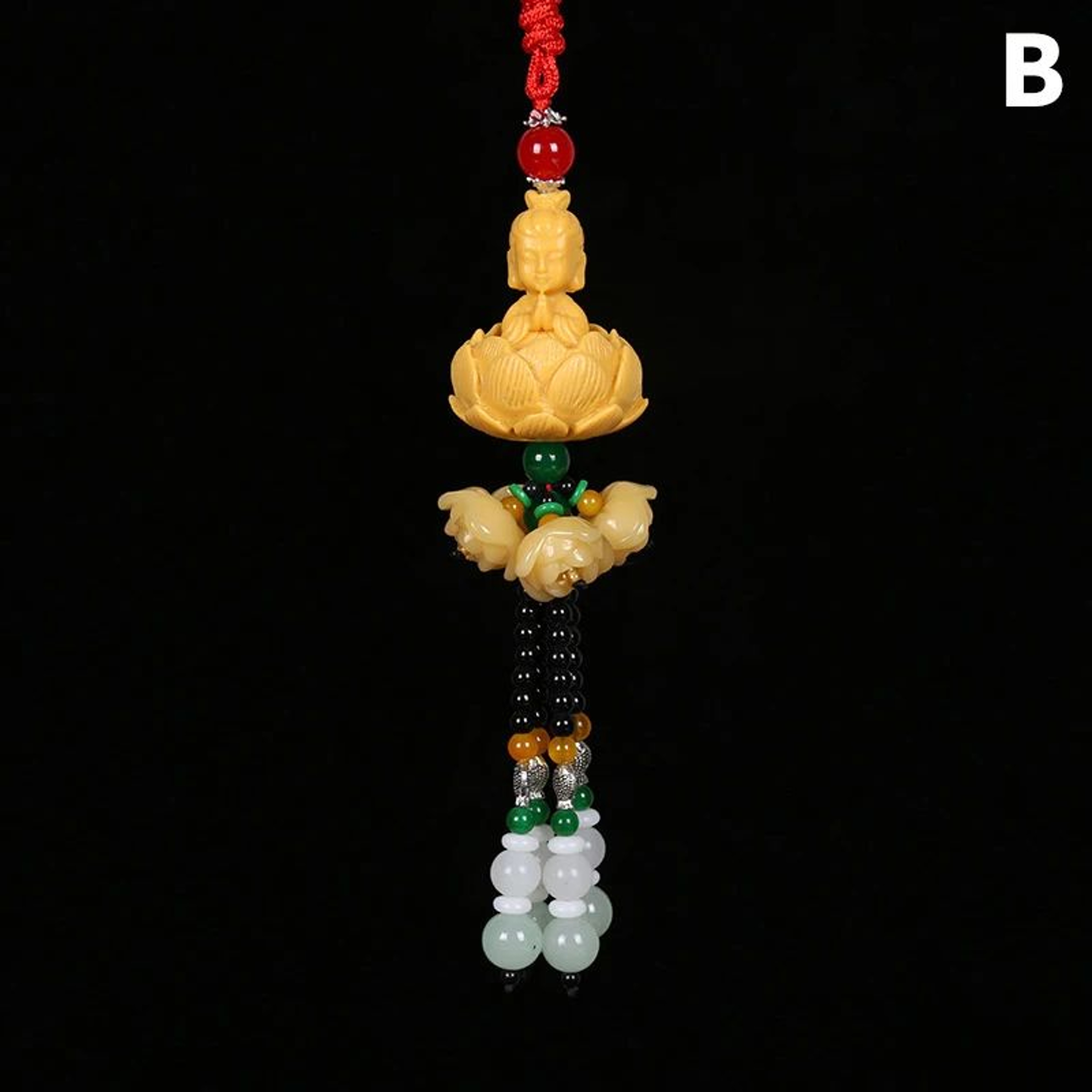 Chinese Style Buddha Pixiu Car Pendant For Peaceful Driving 7