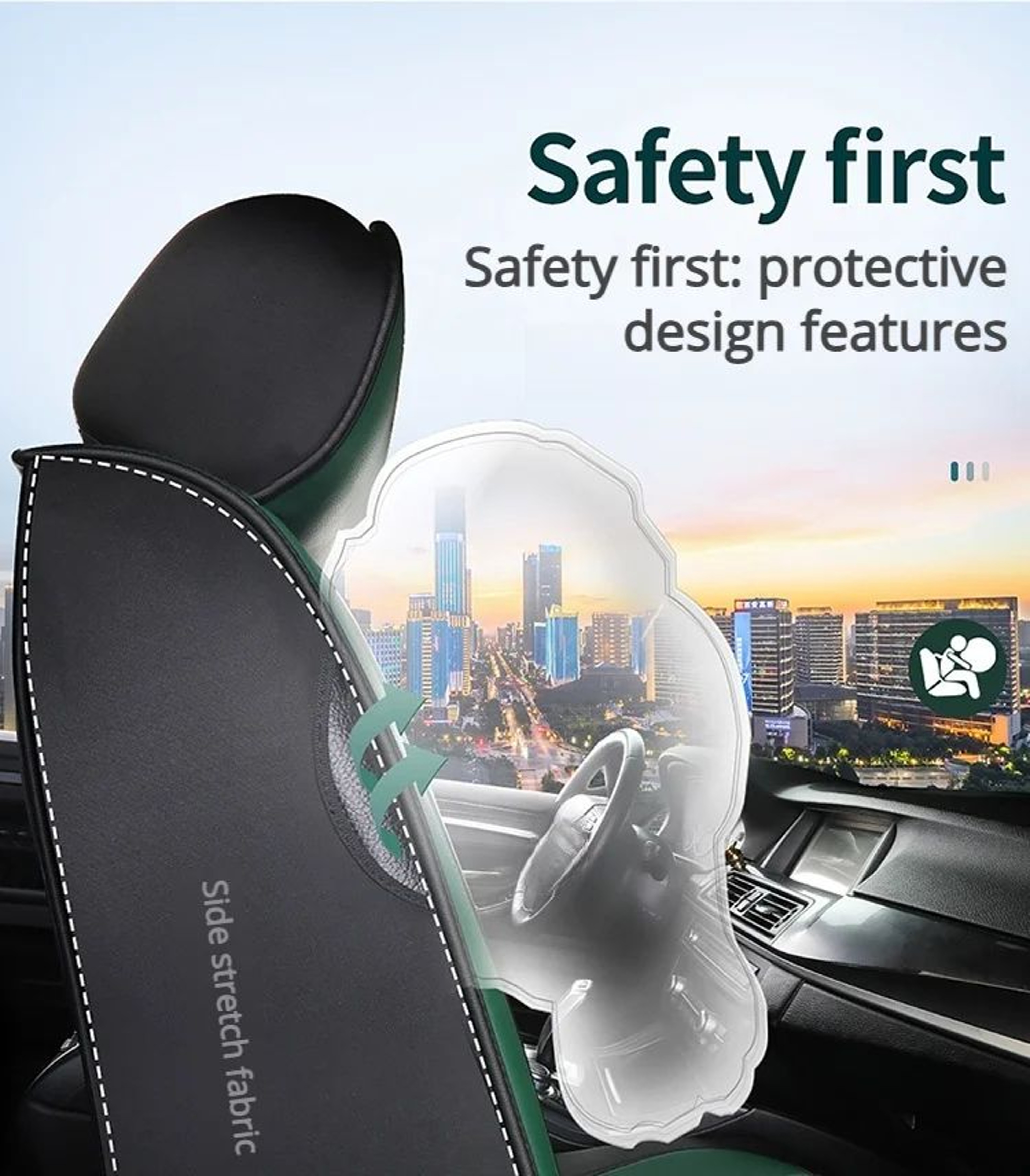 ComfortShield Universal Leather Car Seat Cover 19