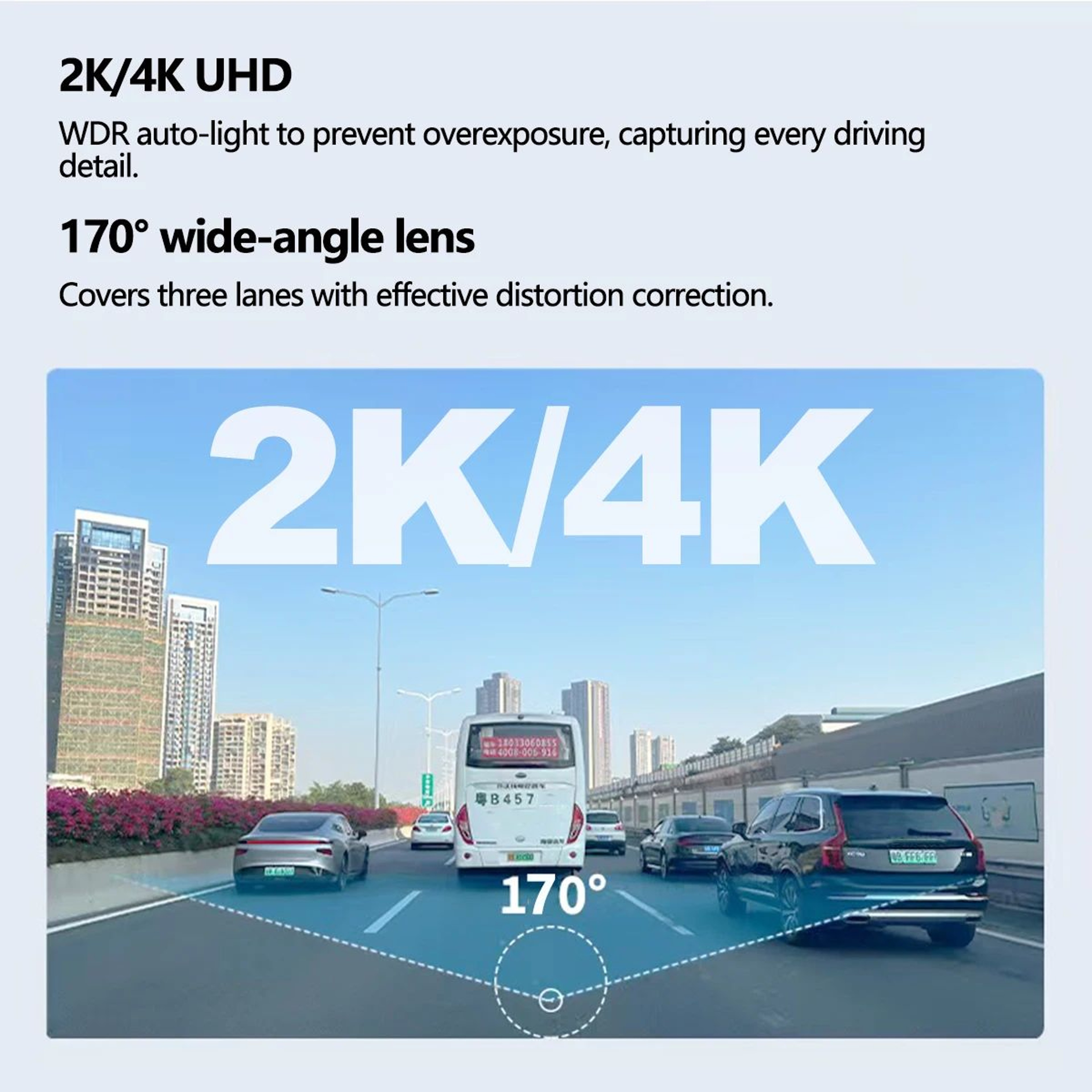 DriveGuard 4K WiFi Mini Dash Cam With 24H Parking Monitor 2