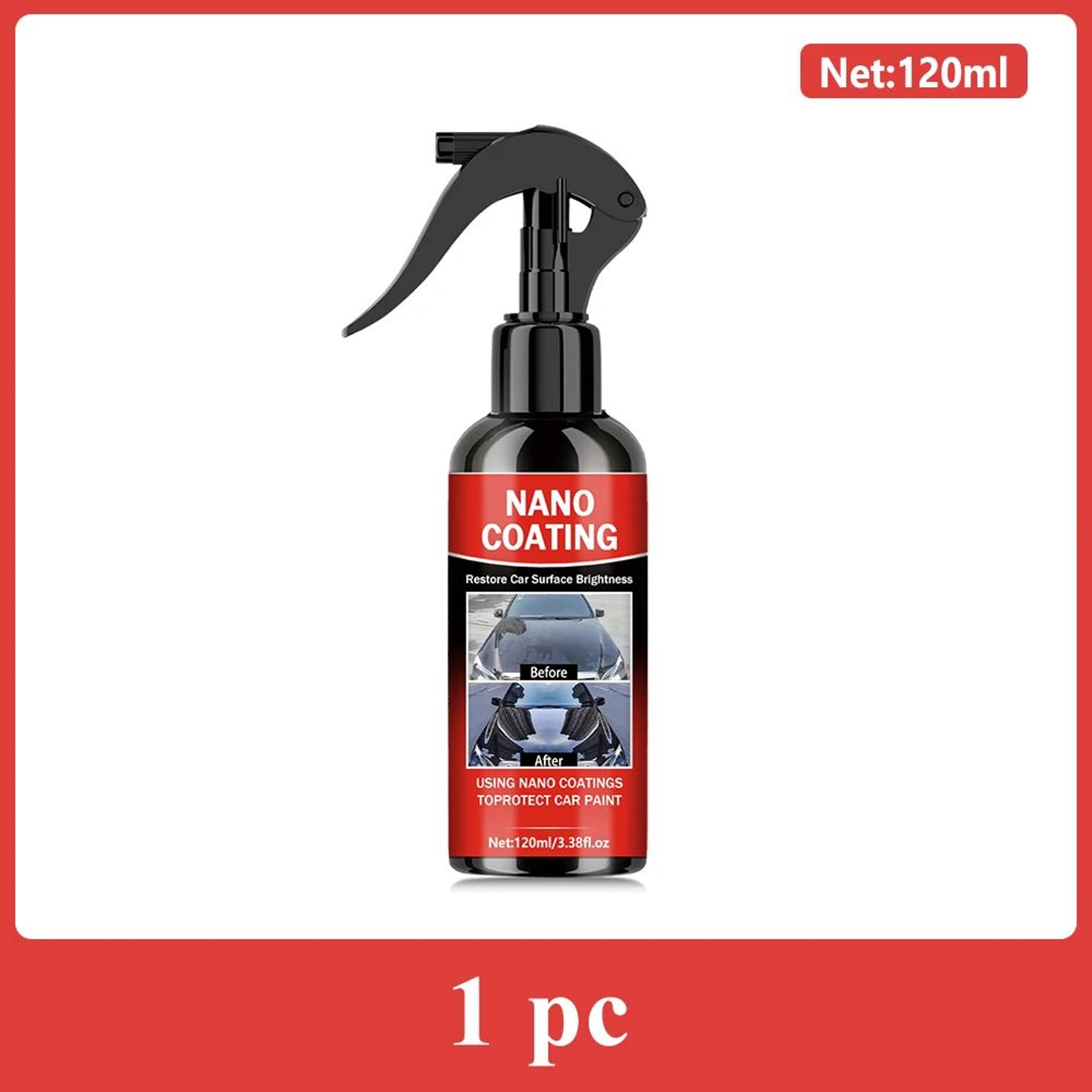 Graphene Ceramic Car Coating Kit  High Gloss Nano Paint Protection For LongLasting Shine 7