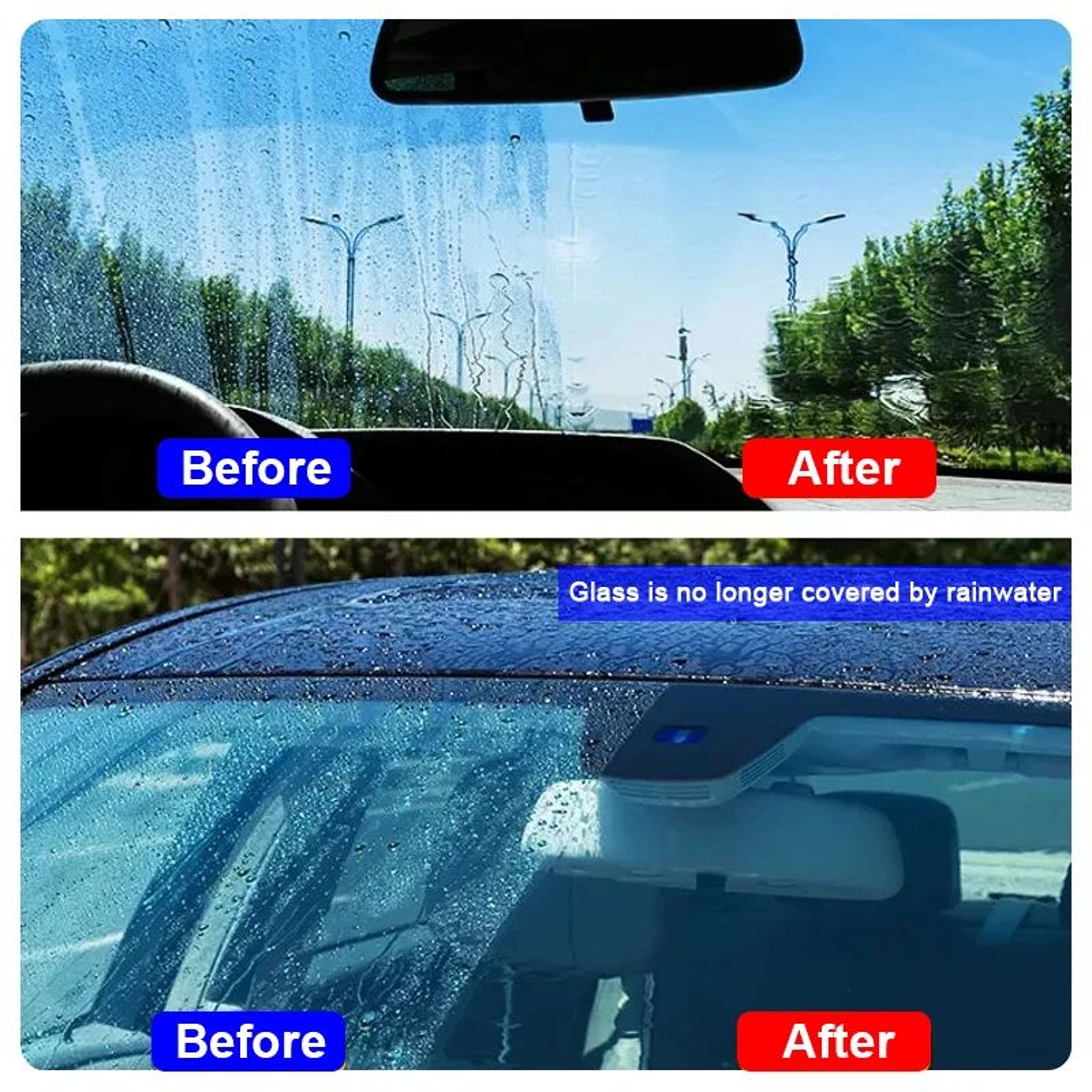ClearDrive Windshield Restore Kit  Car Glass Polish Windshield Oil Film Remover  Hydrophobic Rain R 3