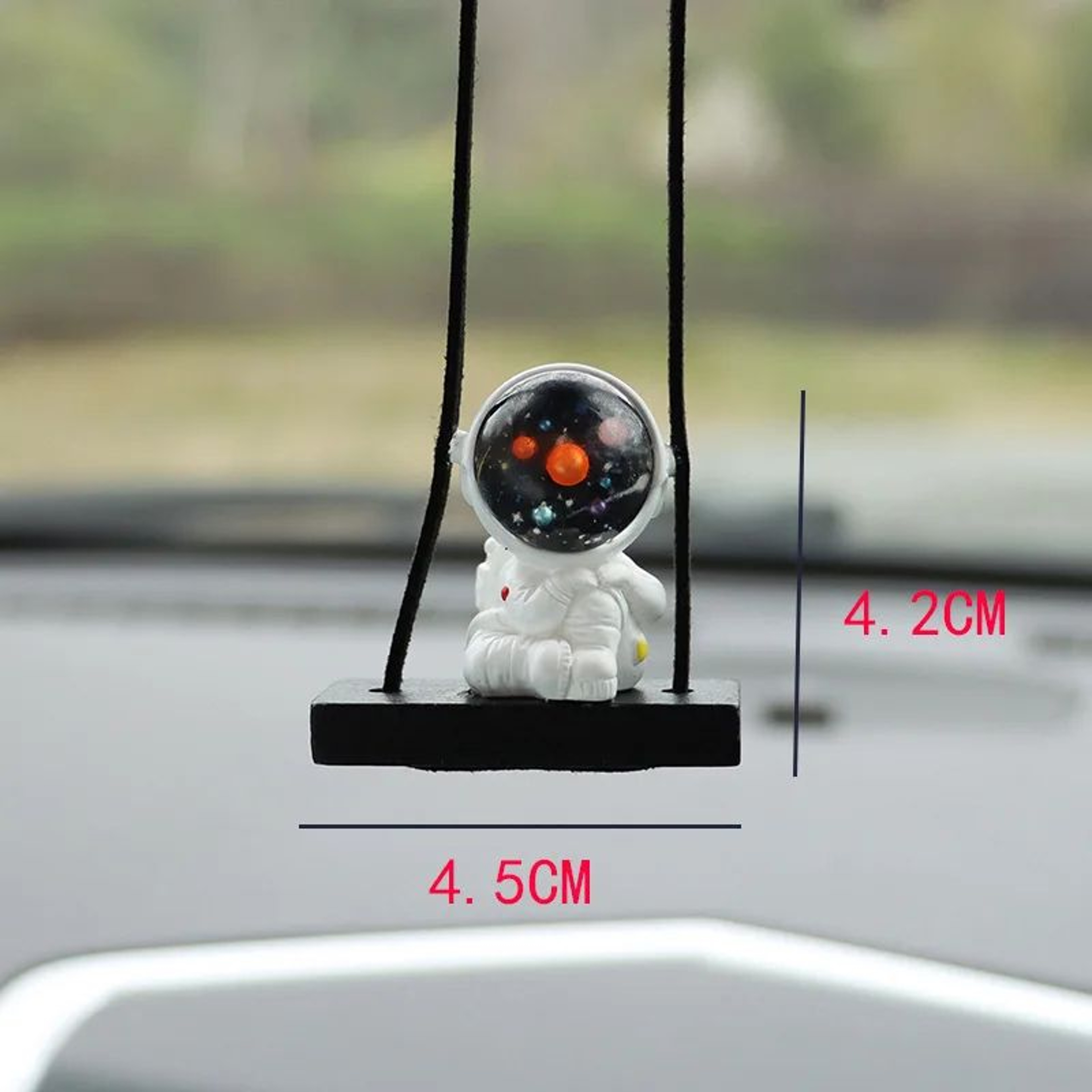 Astronaut Rearview Mirror Car Pendant Decor 5
