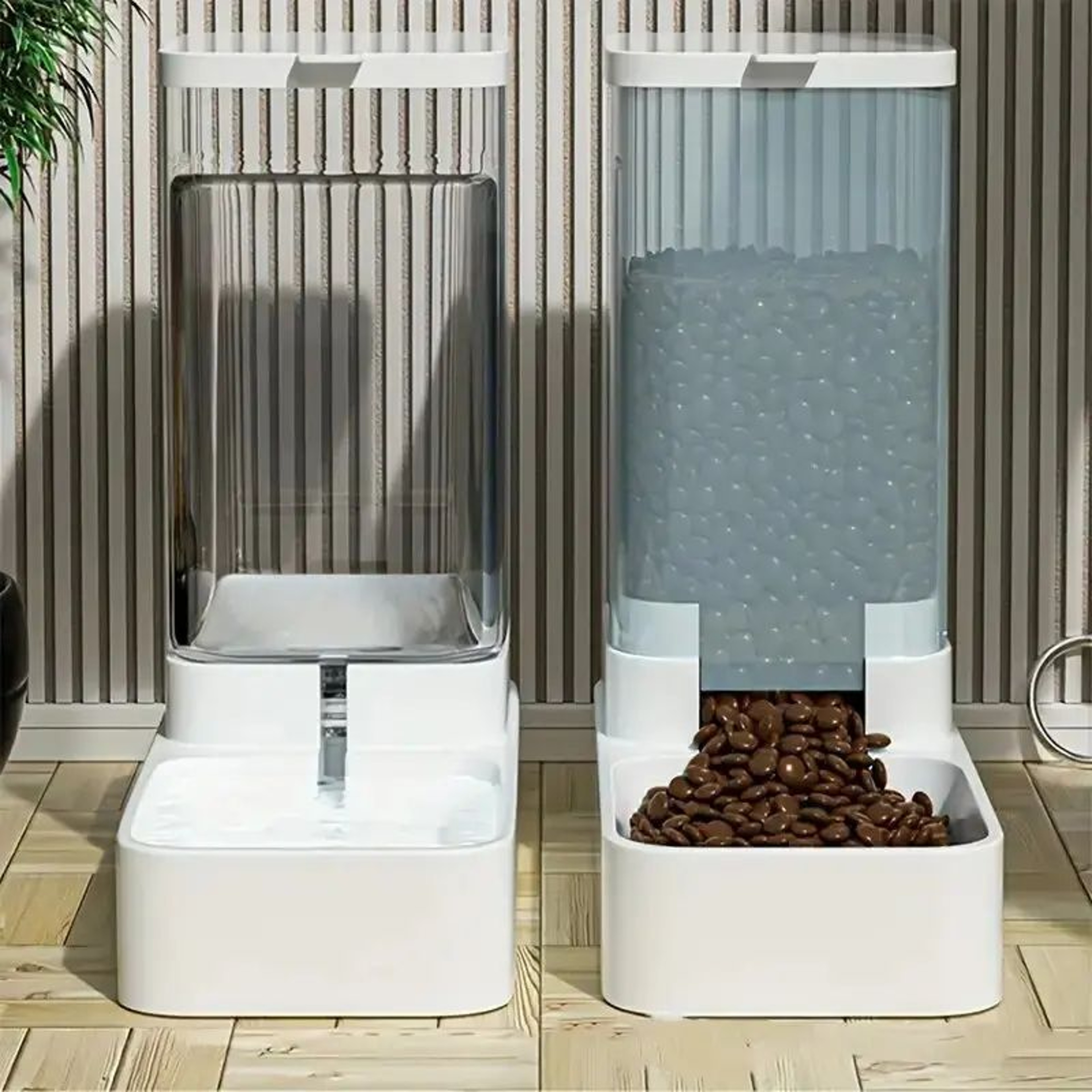GravityFlow Automatic Dog Feeder  Water Dispenser Set 5