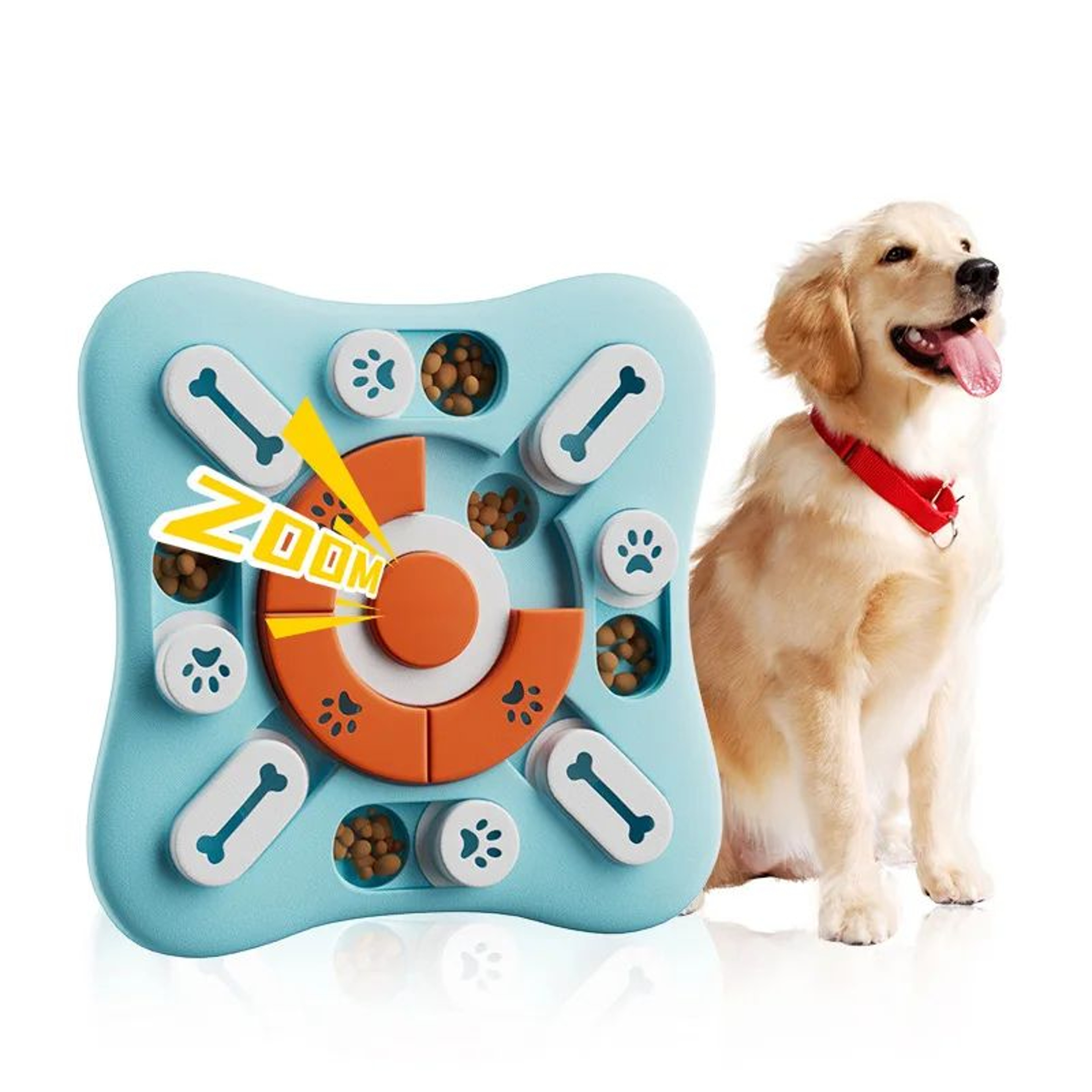 SmartPaws Interactive Slow Feeder Puzzle Bowl For Dogs  Cats 7