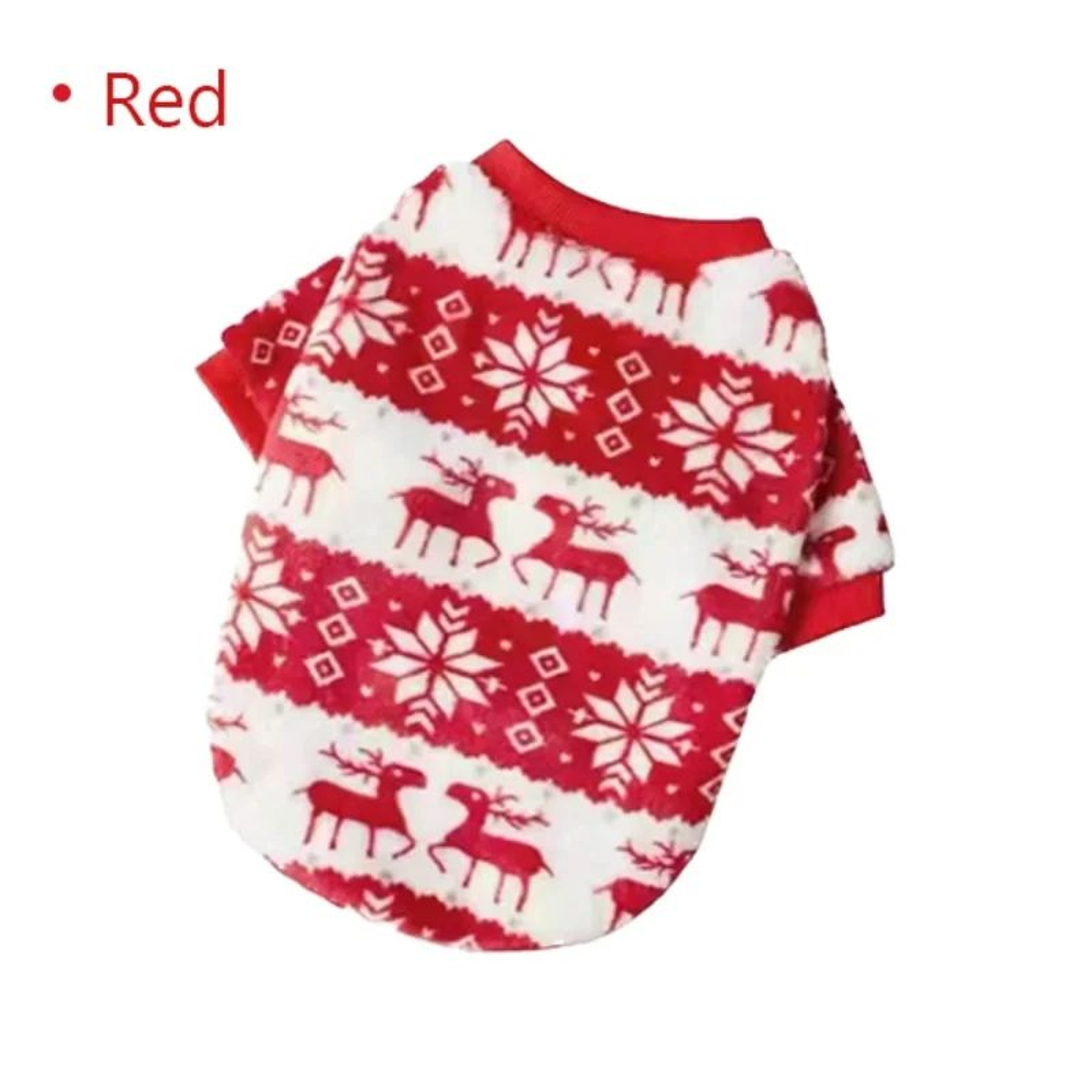 Cozy Heart Print Flannel Dog Vest For Small Dogs 7