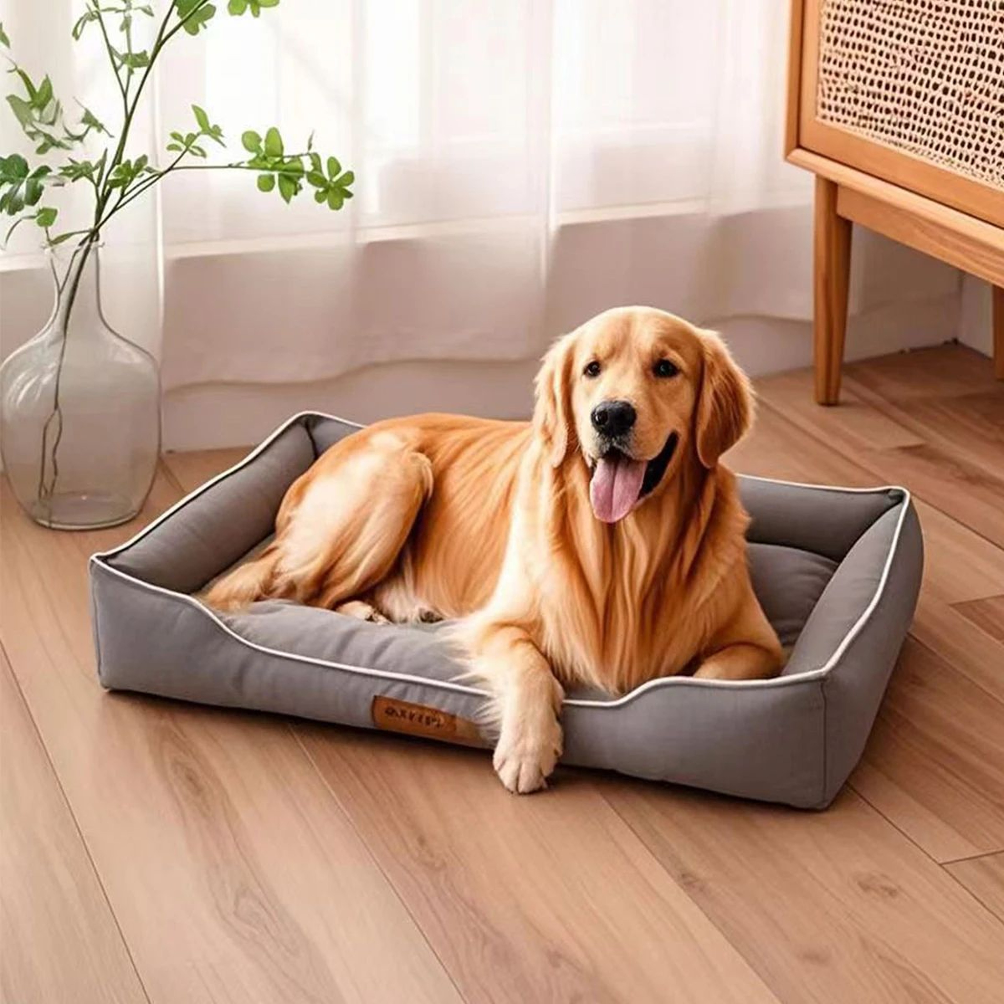Luxury Orthopedic Dog Bed With Waterproof Sofa Design For Large Dogs  Cats 1