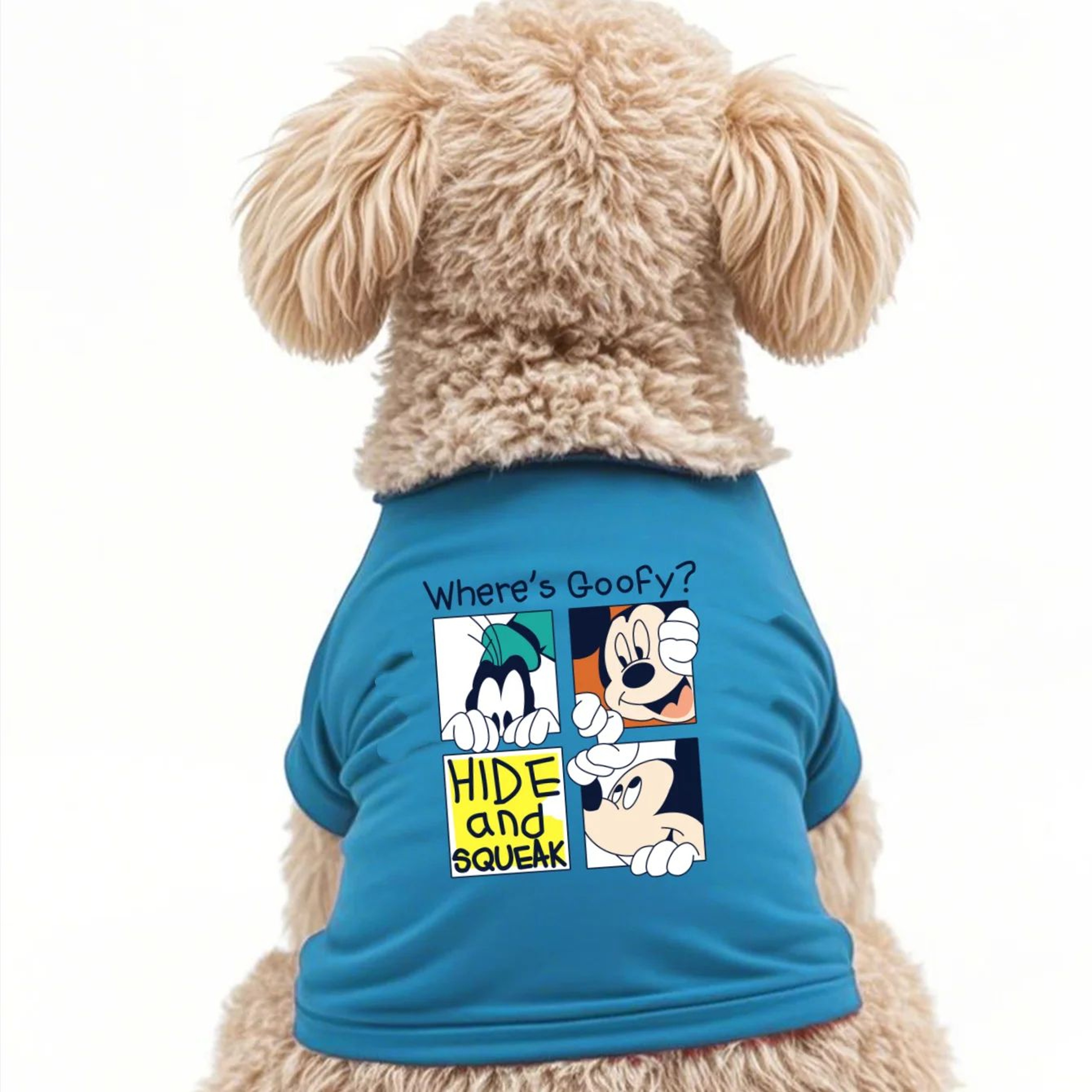 Wheres Goofy Breathable Pet TShirt For Small Dogs  Cats 4