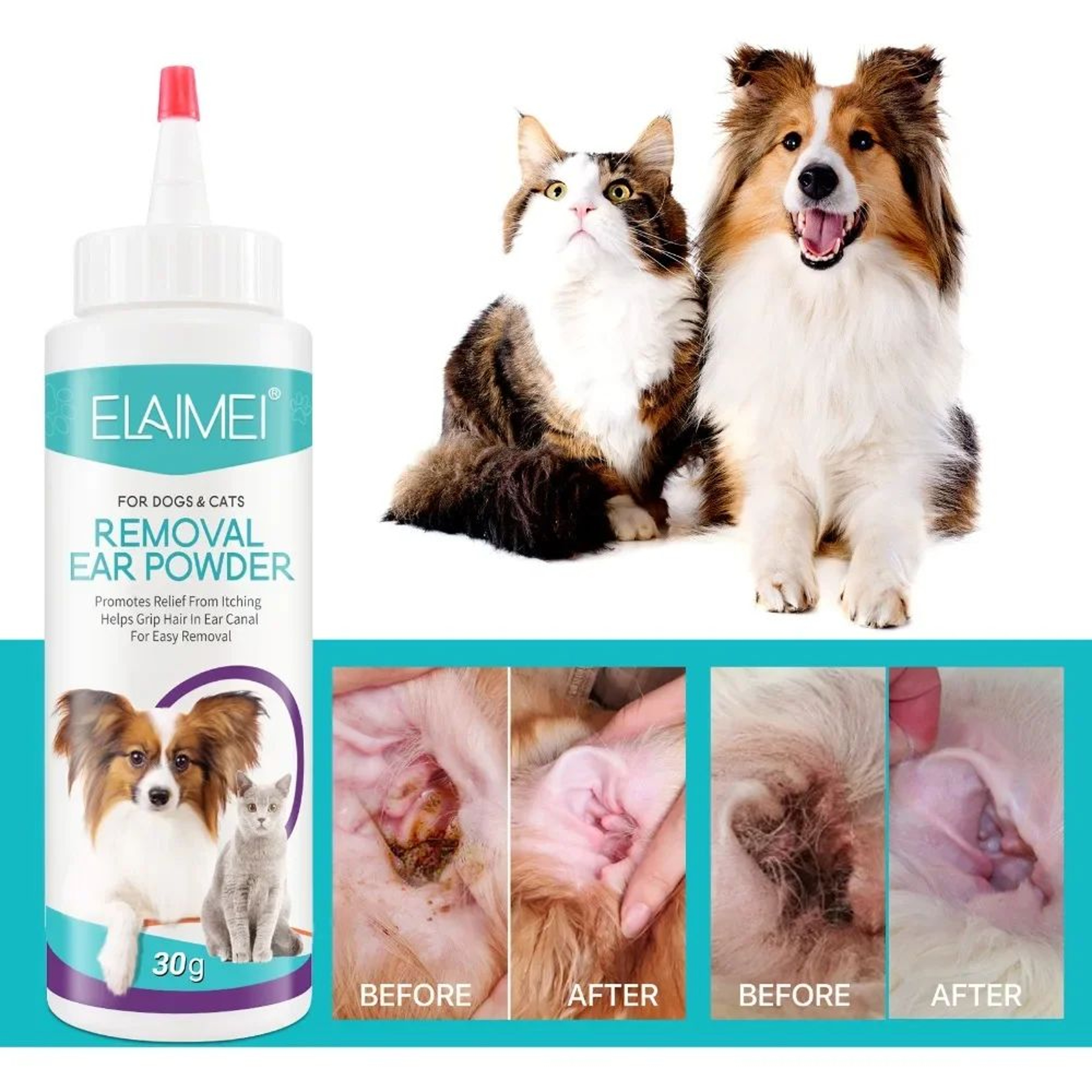 Gentle Pet Ear Powder For Dogs And Cats 1