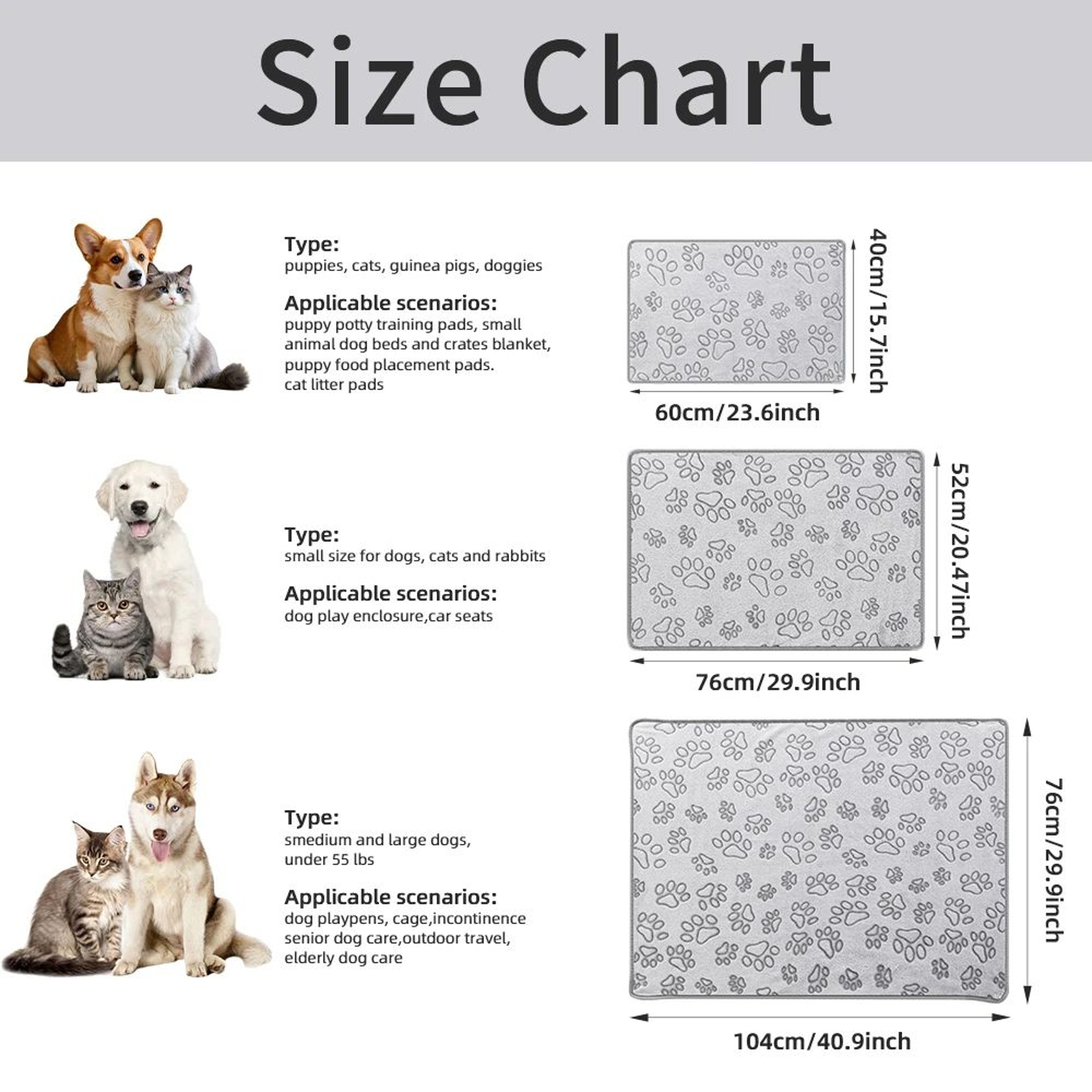 CloudPaws Plush Pet Blanket Bed Mat For Cats  Small Dogs 5