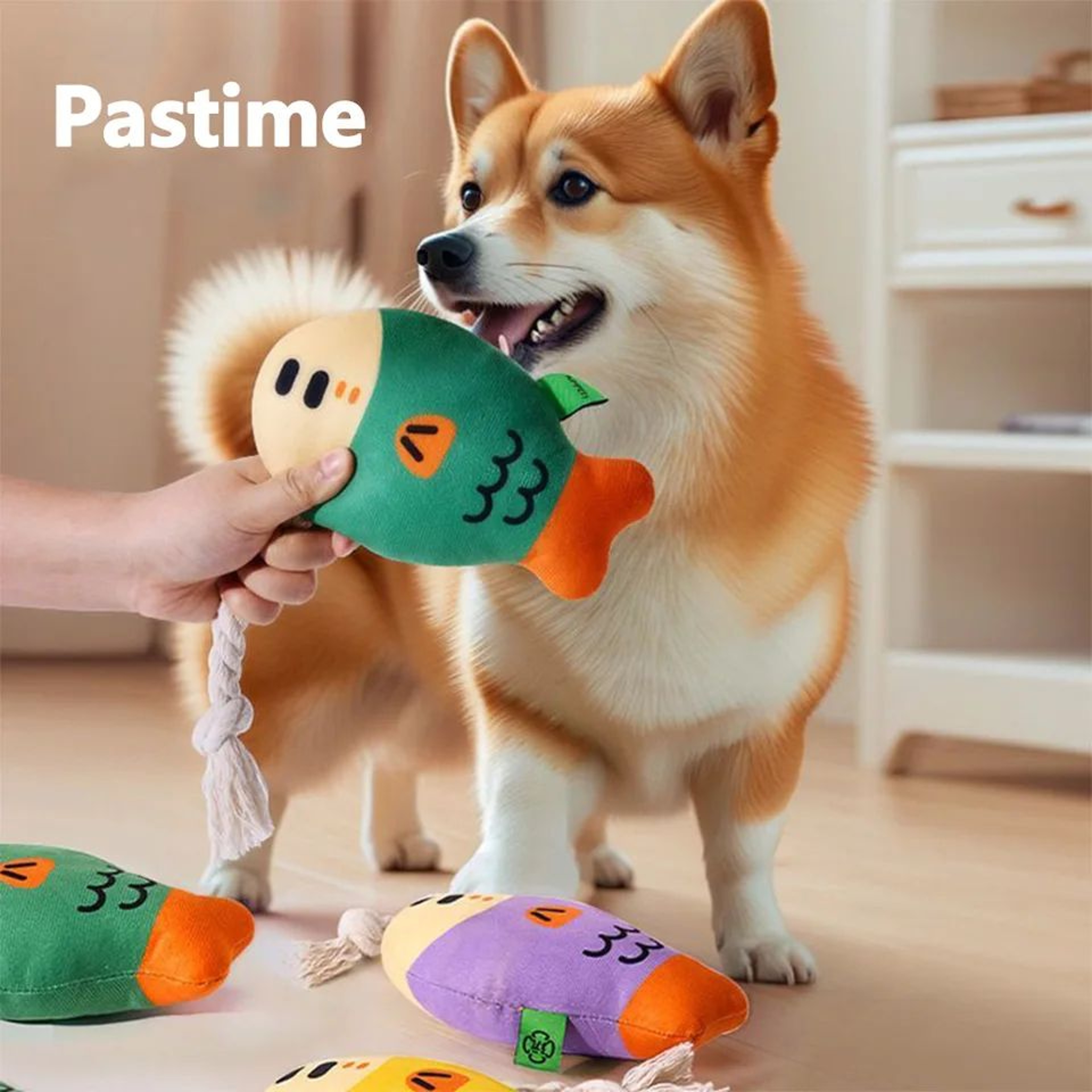 Durable Squeaky Plush Chew Toy For Dogs 1