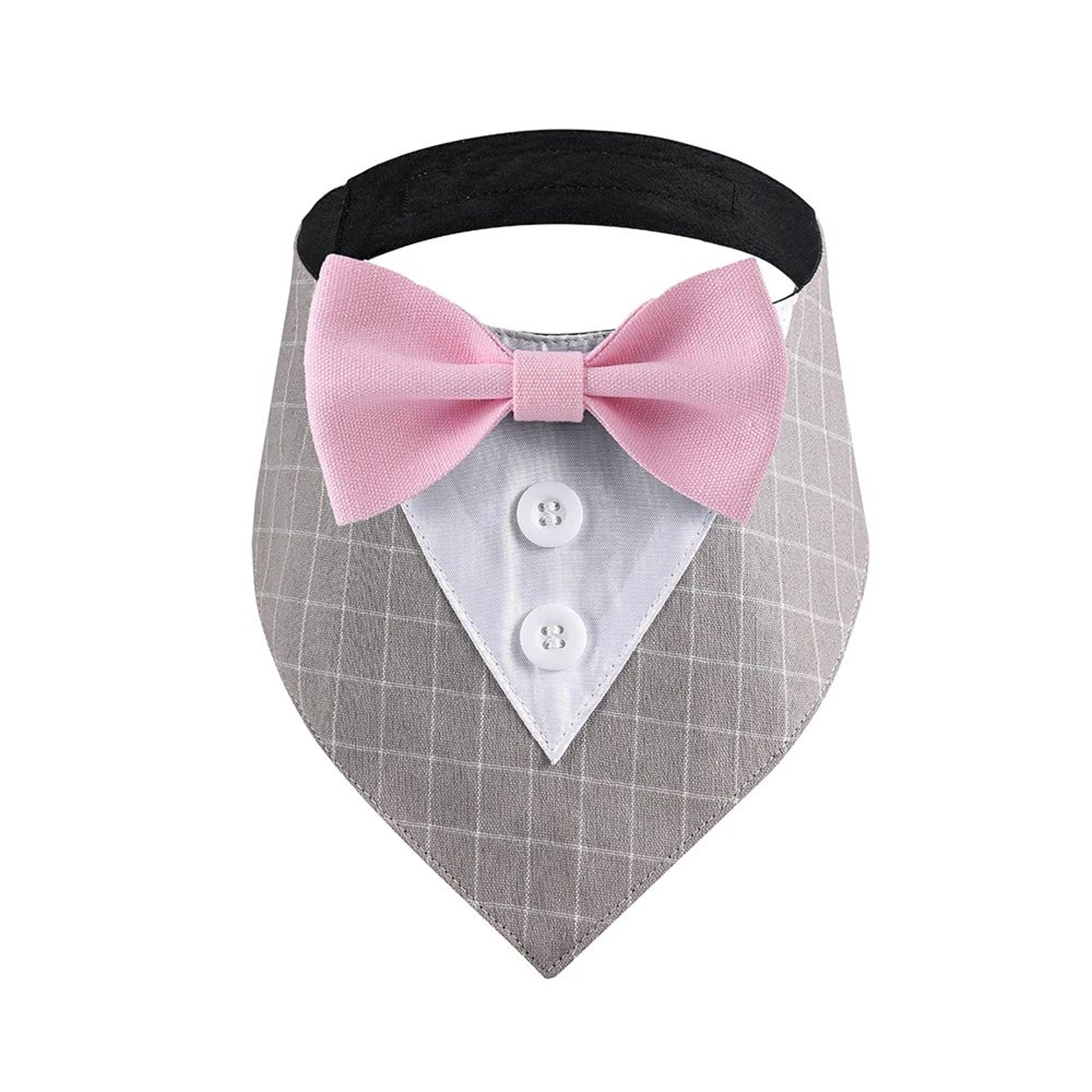 Formal Dog Tuxedo Bandana With Bow Tie 8