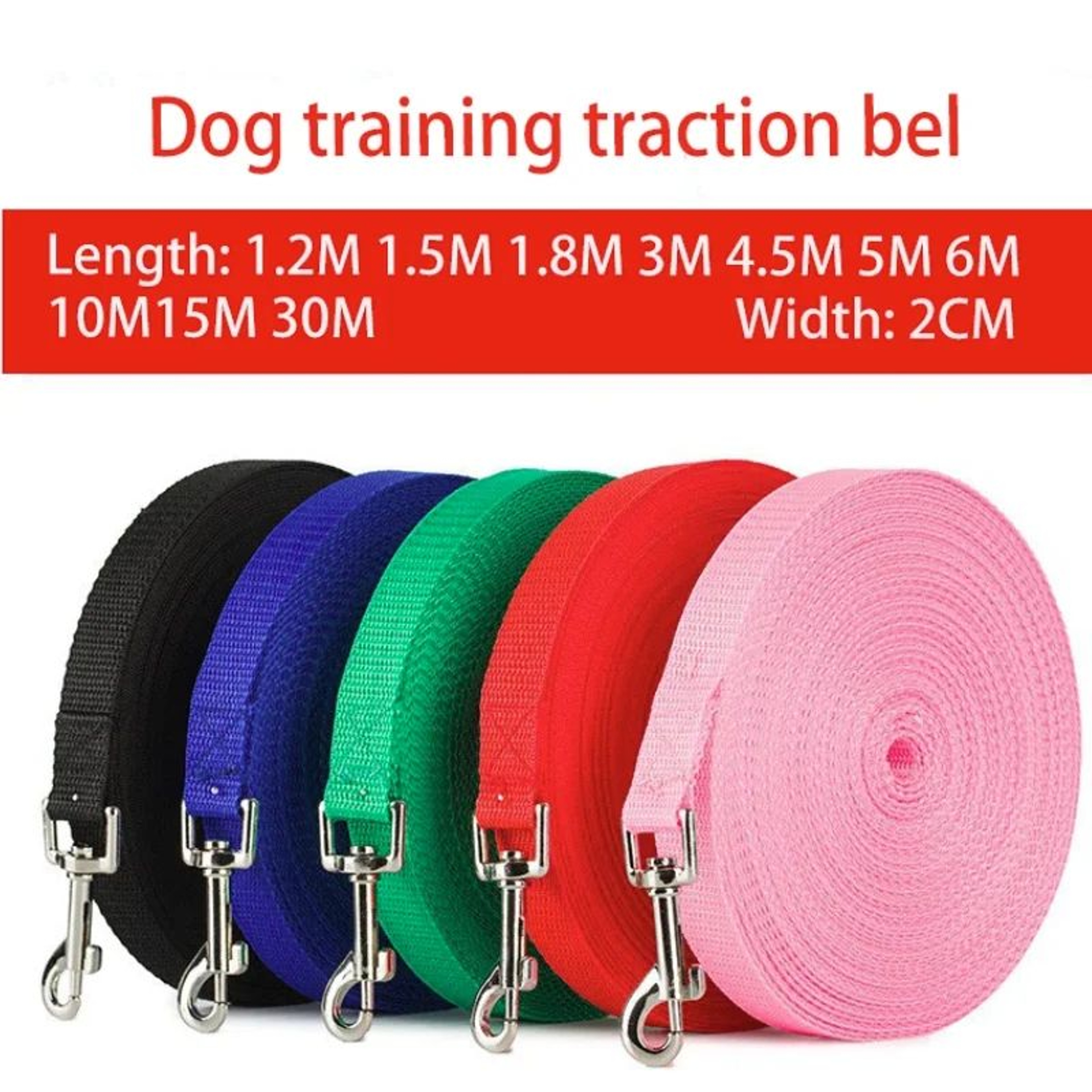 Adjustable Long Dog Training Leash For Recall Walking  Outdoor Play 2