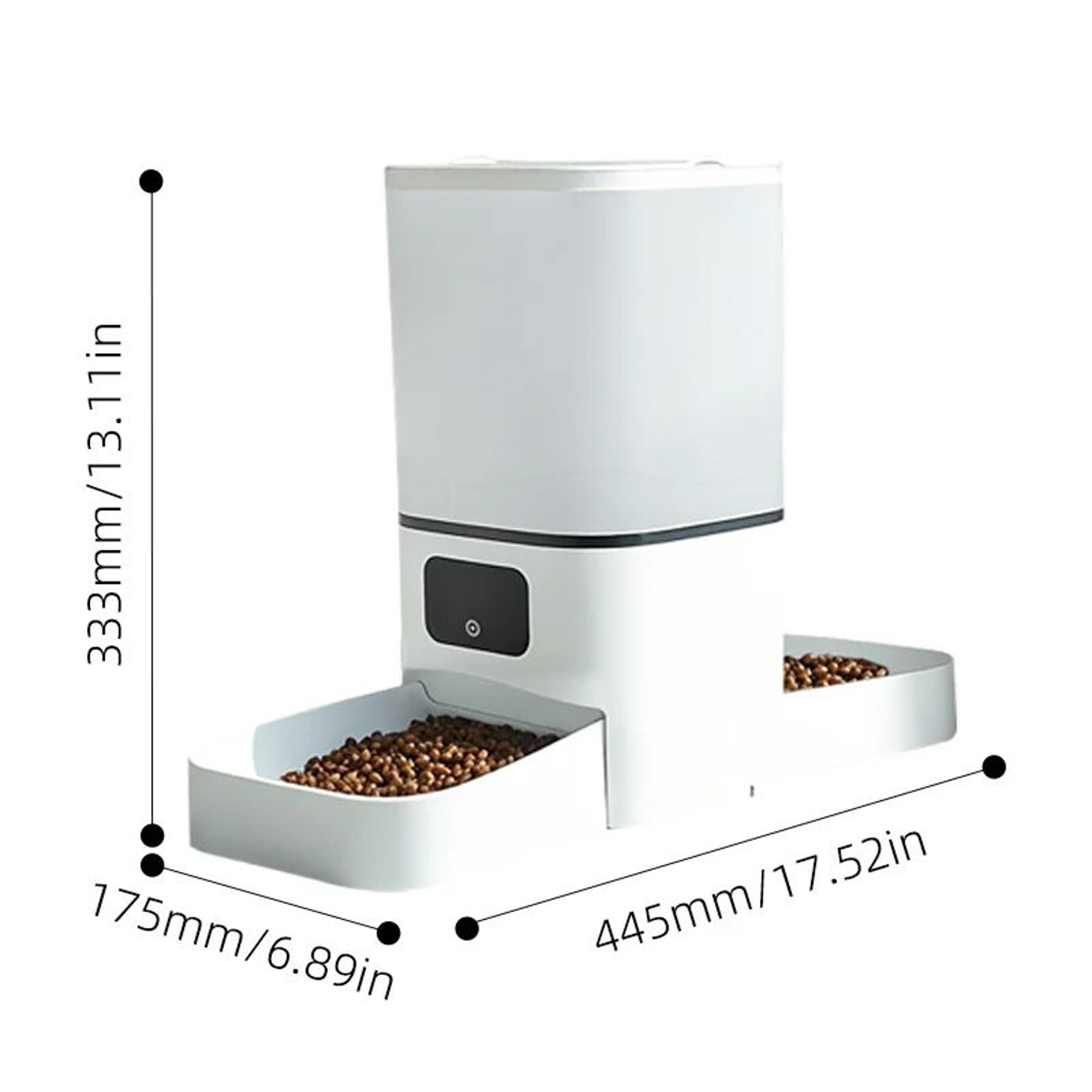 Smart WiFi Automatic Pet Feeder with 6L Double Bowl – view 7