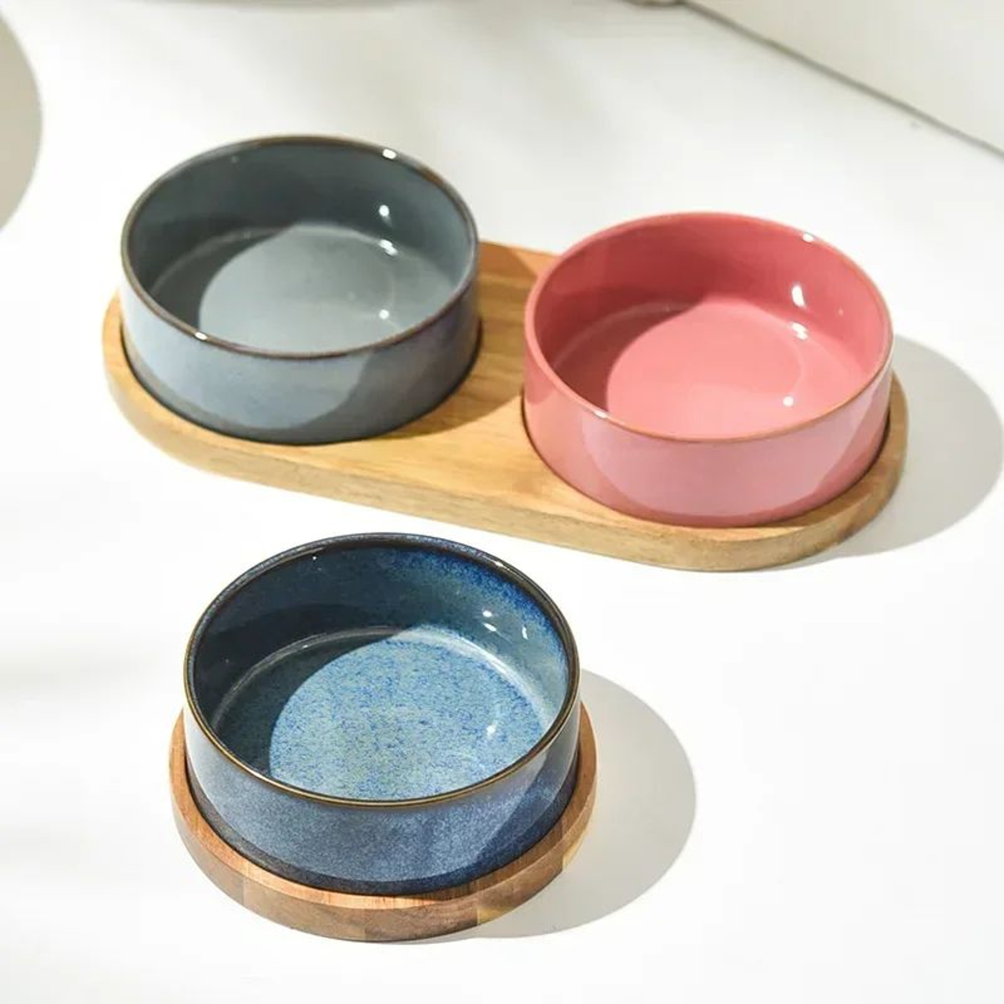 Elevated Ceramic Cat Bowl For Cats  Small Dogs  AntiVomit Raised Pet Bowl With NonSlip Design 3