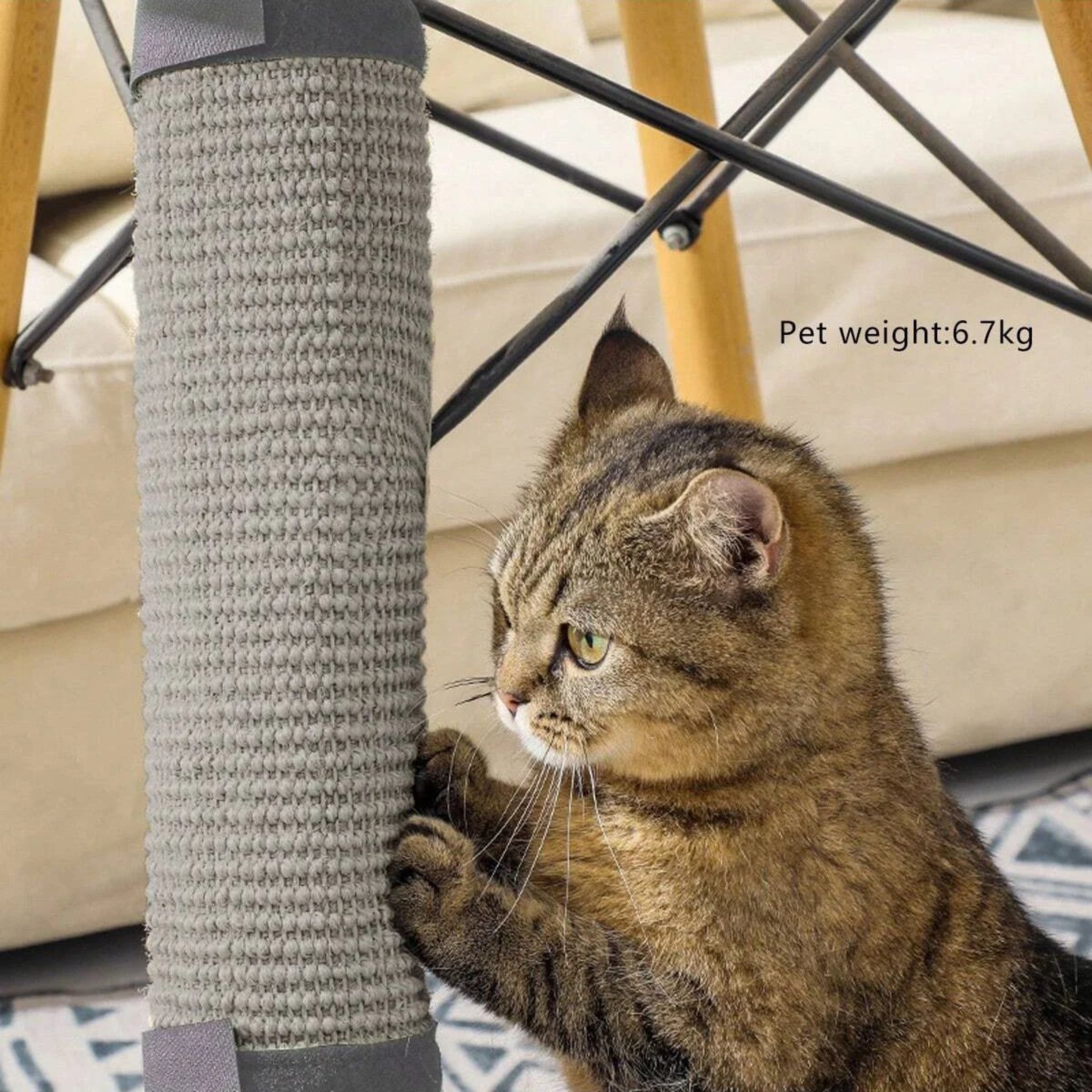 Sisal Cat Scratch Pad Table Leg Protector 0