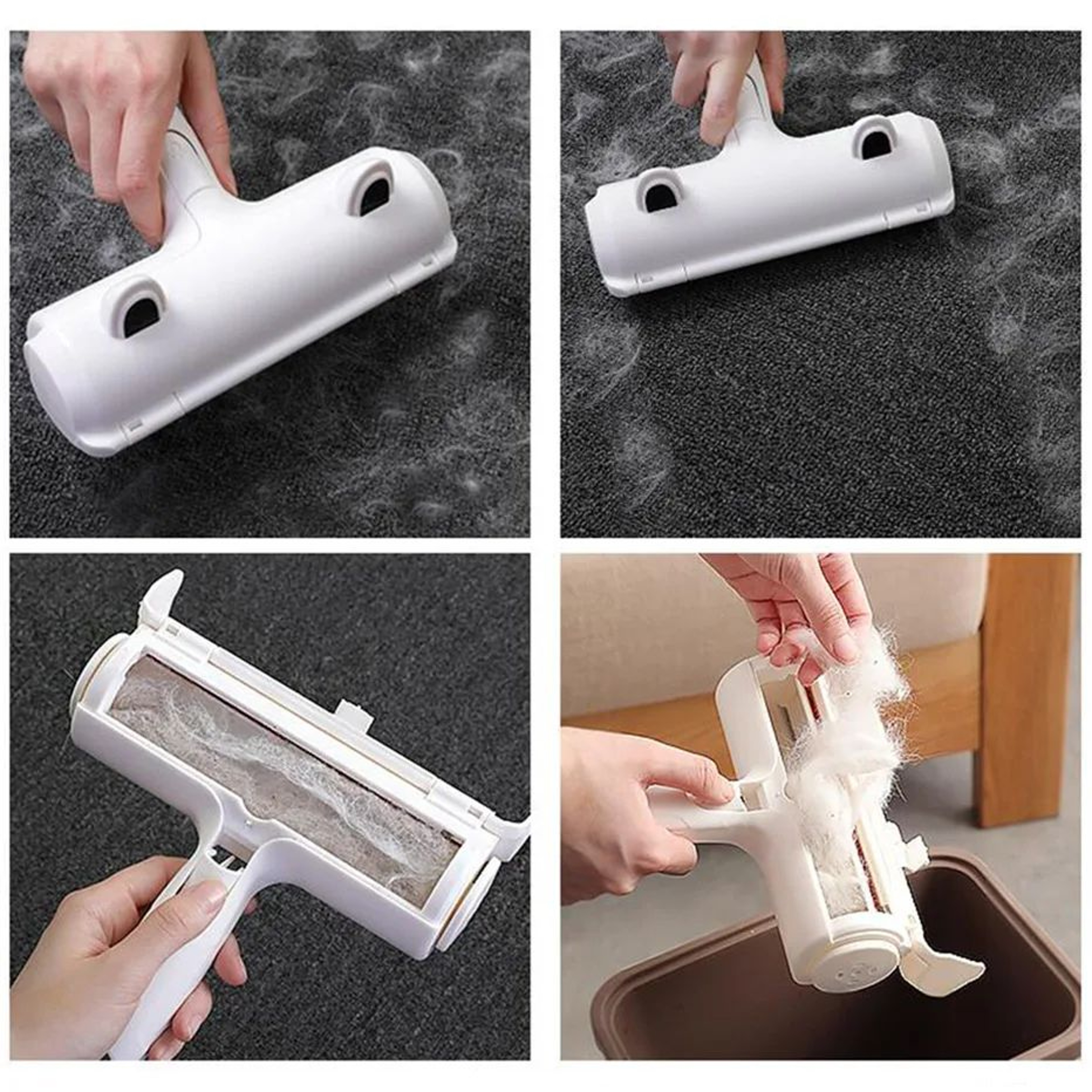FurFree Reusable Pet Hair Remover Roller For Furniture Carpet  Car Seats 2
