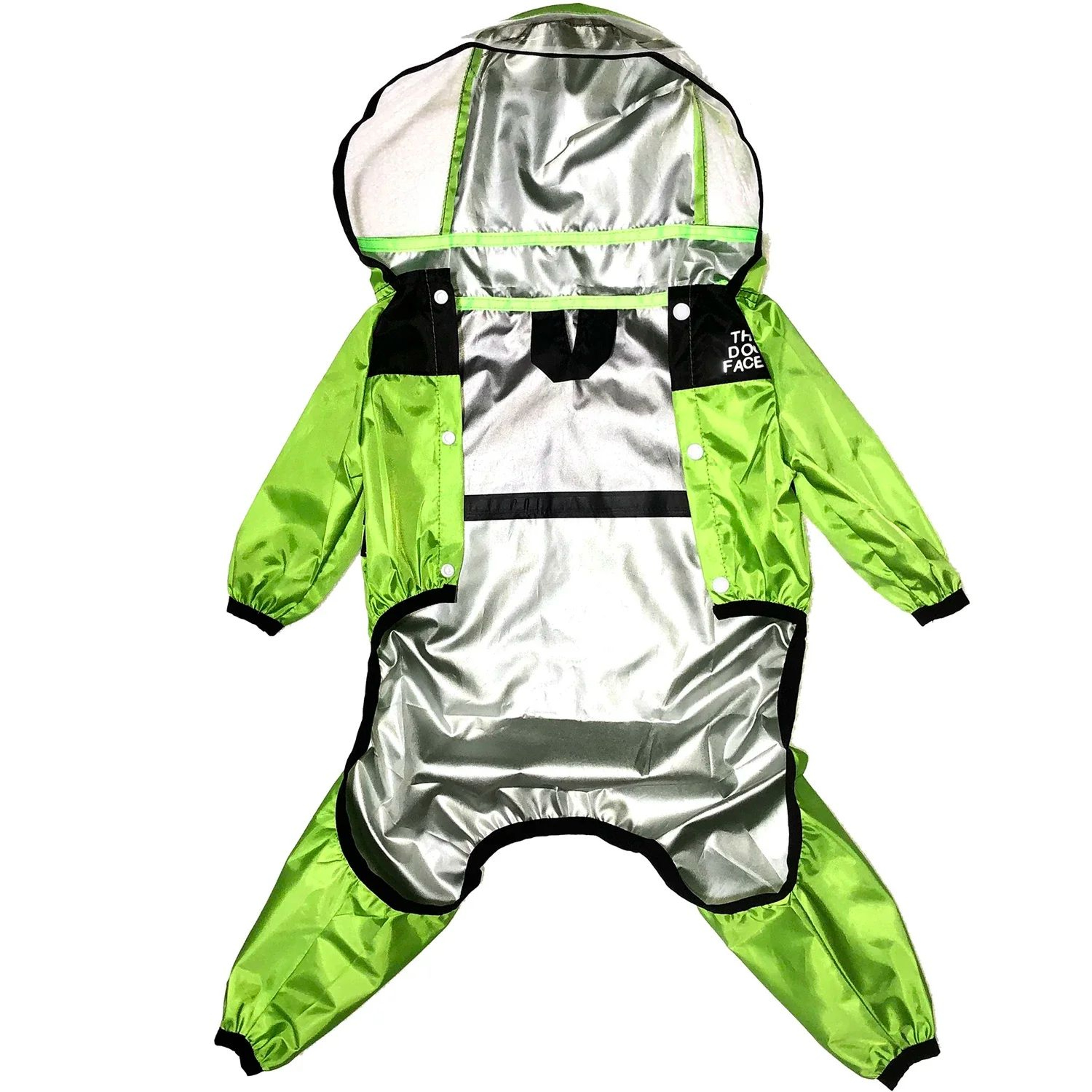 ClearView Waterproof Dog Raincoat With Transparent Hood 1