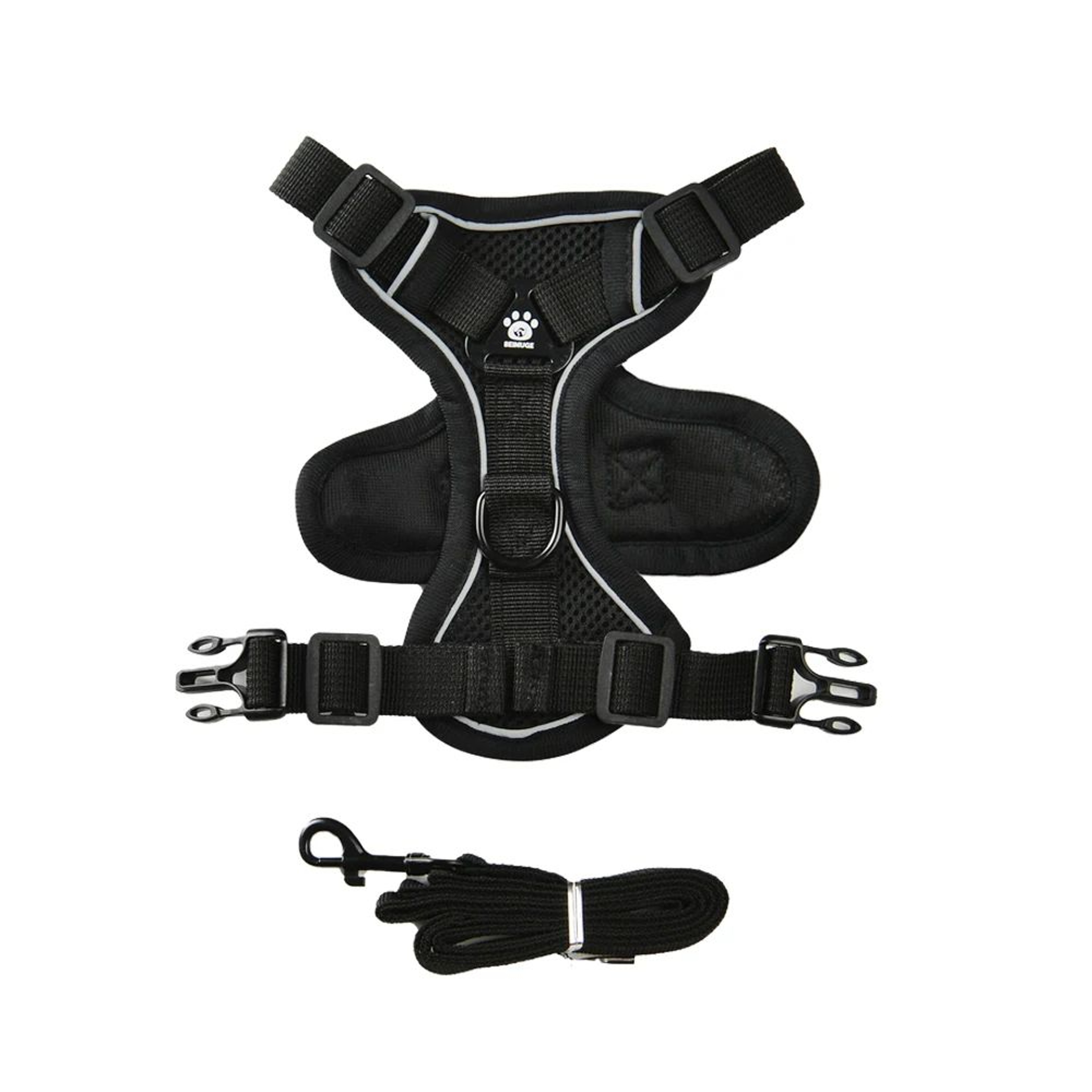 Reflective Breathable Dog Harness  Leash Set For Small Dogs And Cats 1