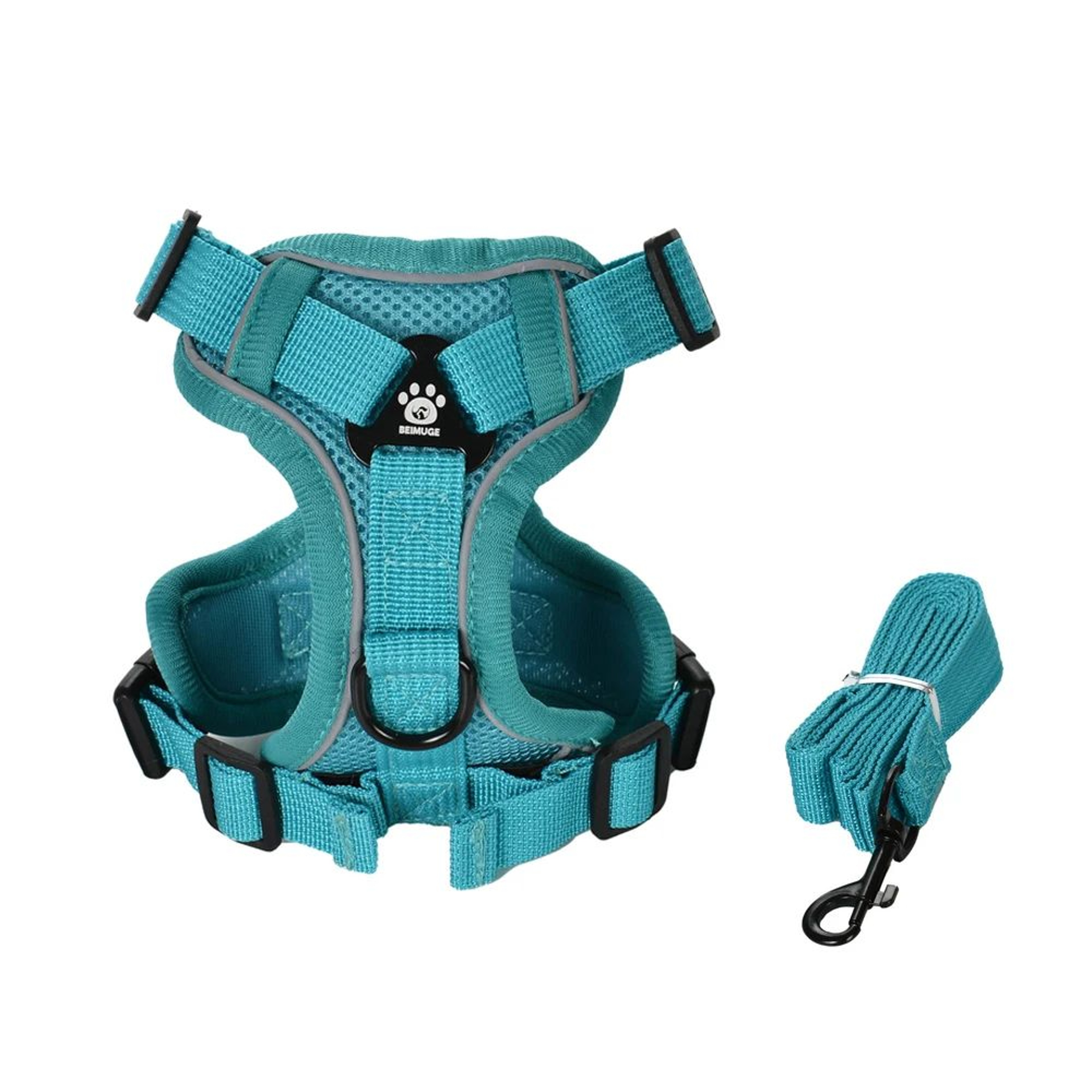 Reflective Breathable Dog Harness  Leash Set For Small Dogs And Cats 9