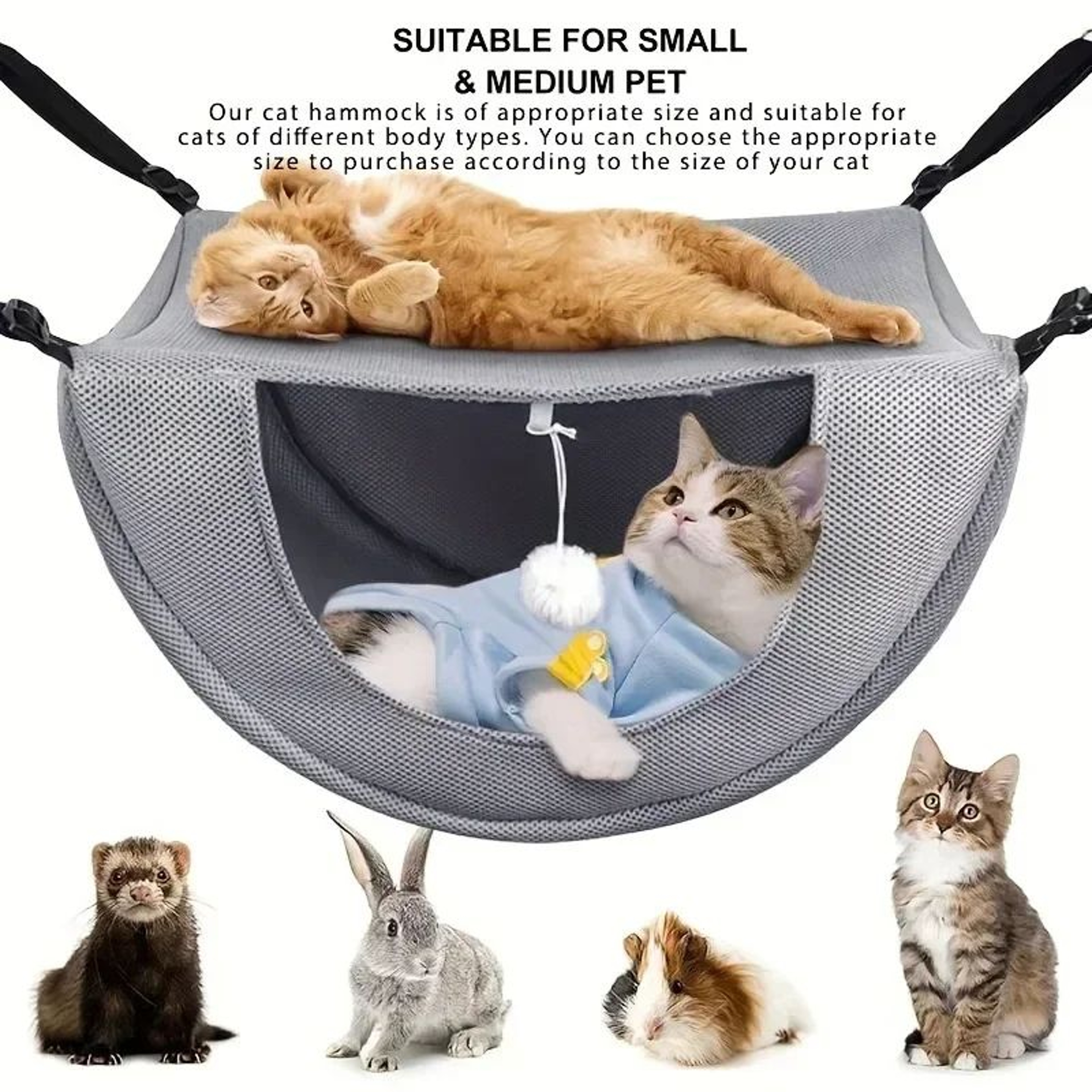 CoolRest Breathable Mesh Cat Hammock Bed 0