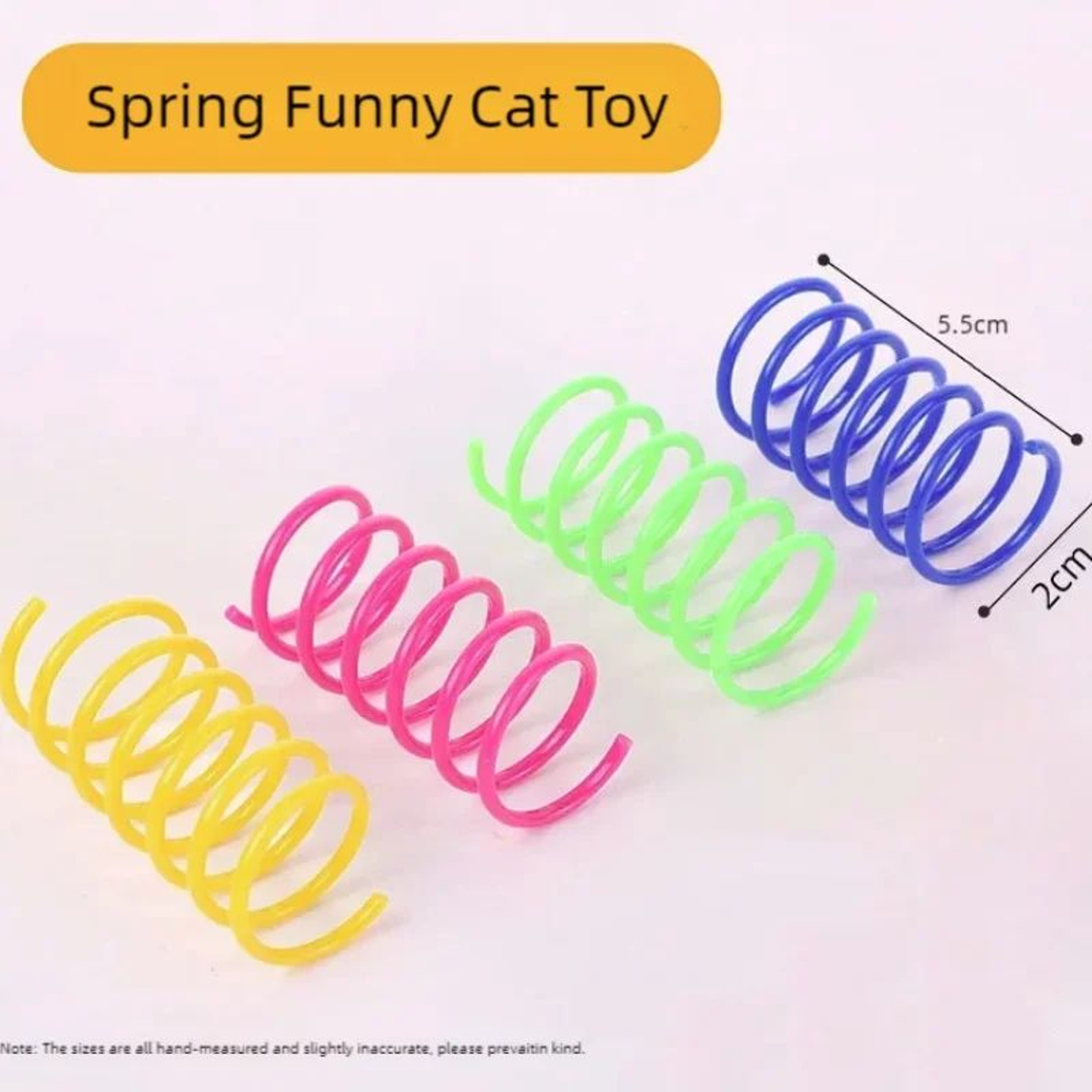 Colorful Cat Spring Toy Set for Indoor Chase and Swat Play – view 7