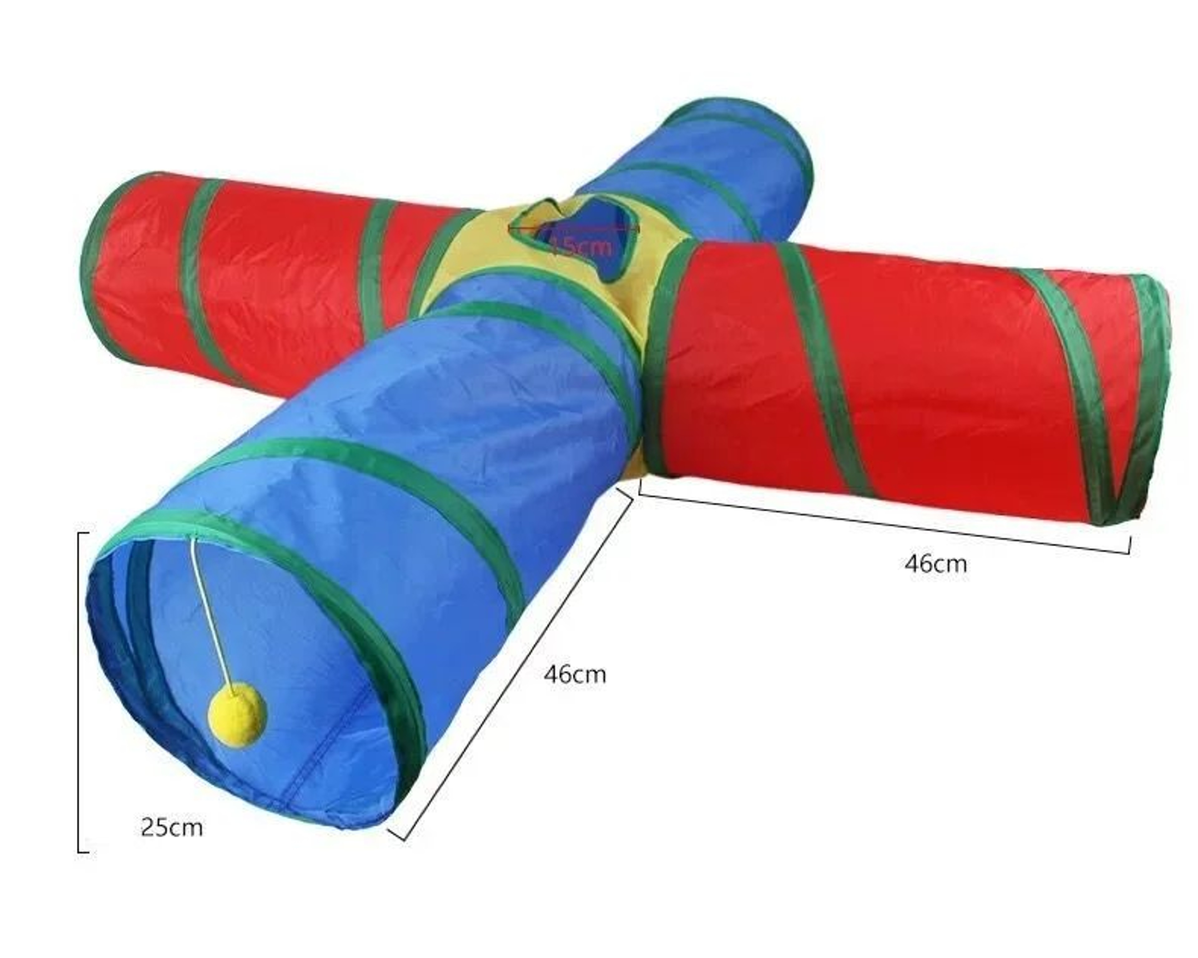 Collapsible Cat Tunnel Toy For Indoor Cats And Kittens 15