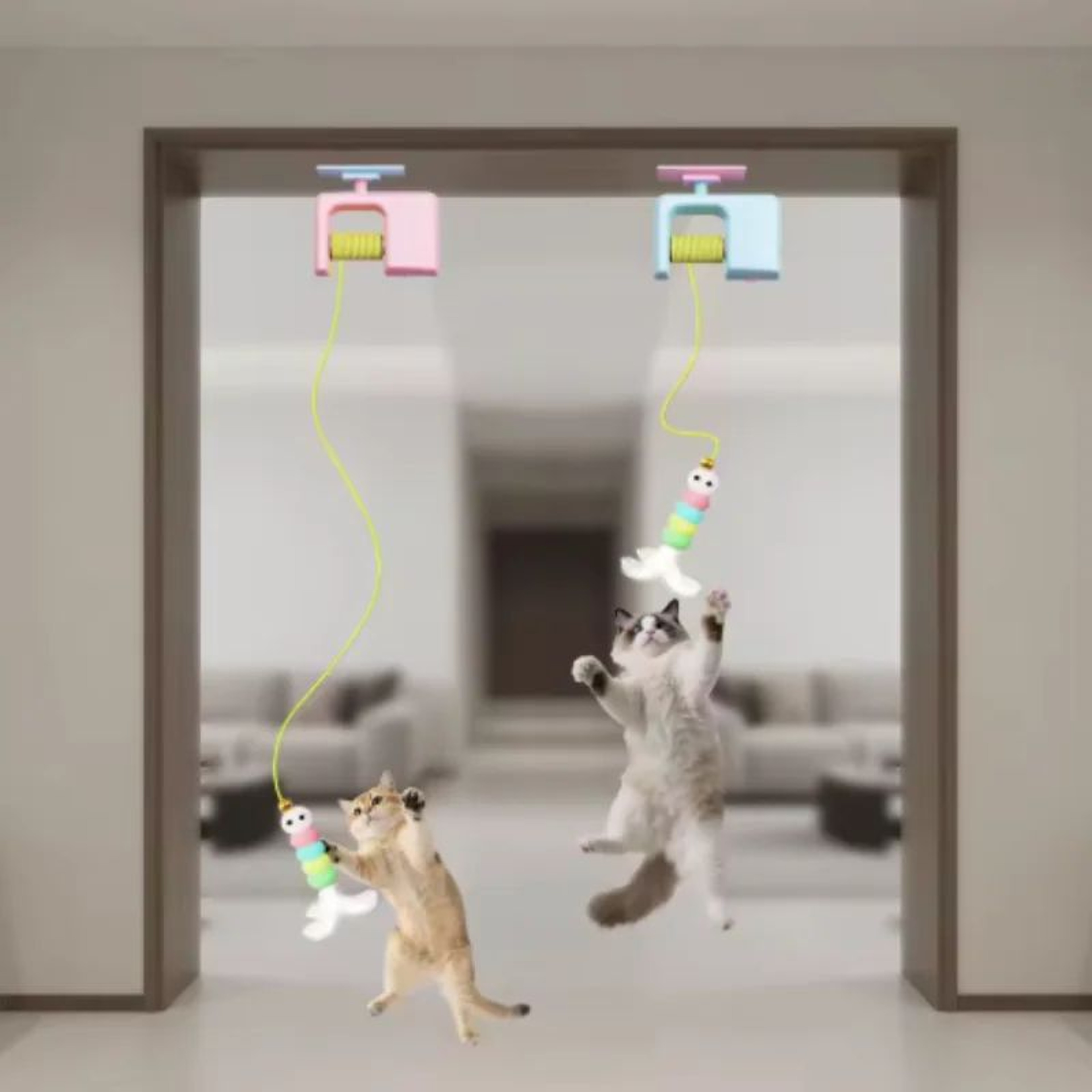 Smart Door Hanging Electric Cat Toy 2