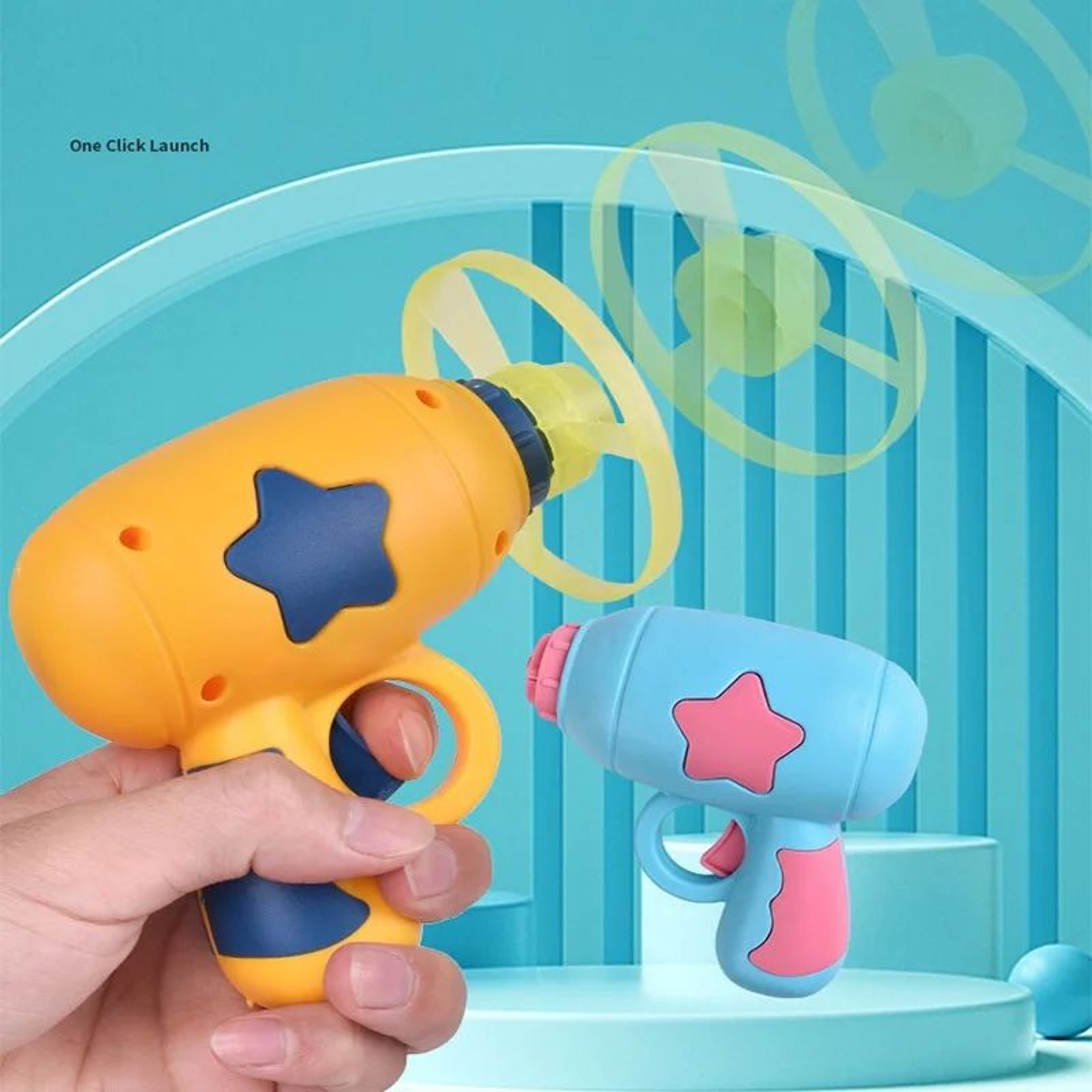 Interactive Cat Disc Launcher Toy For Indoor Cats  Flying Fetch Training Game For Kittens 5