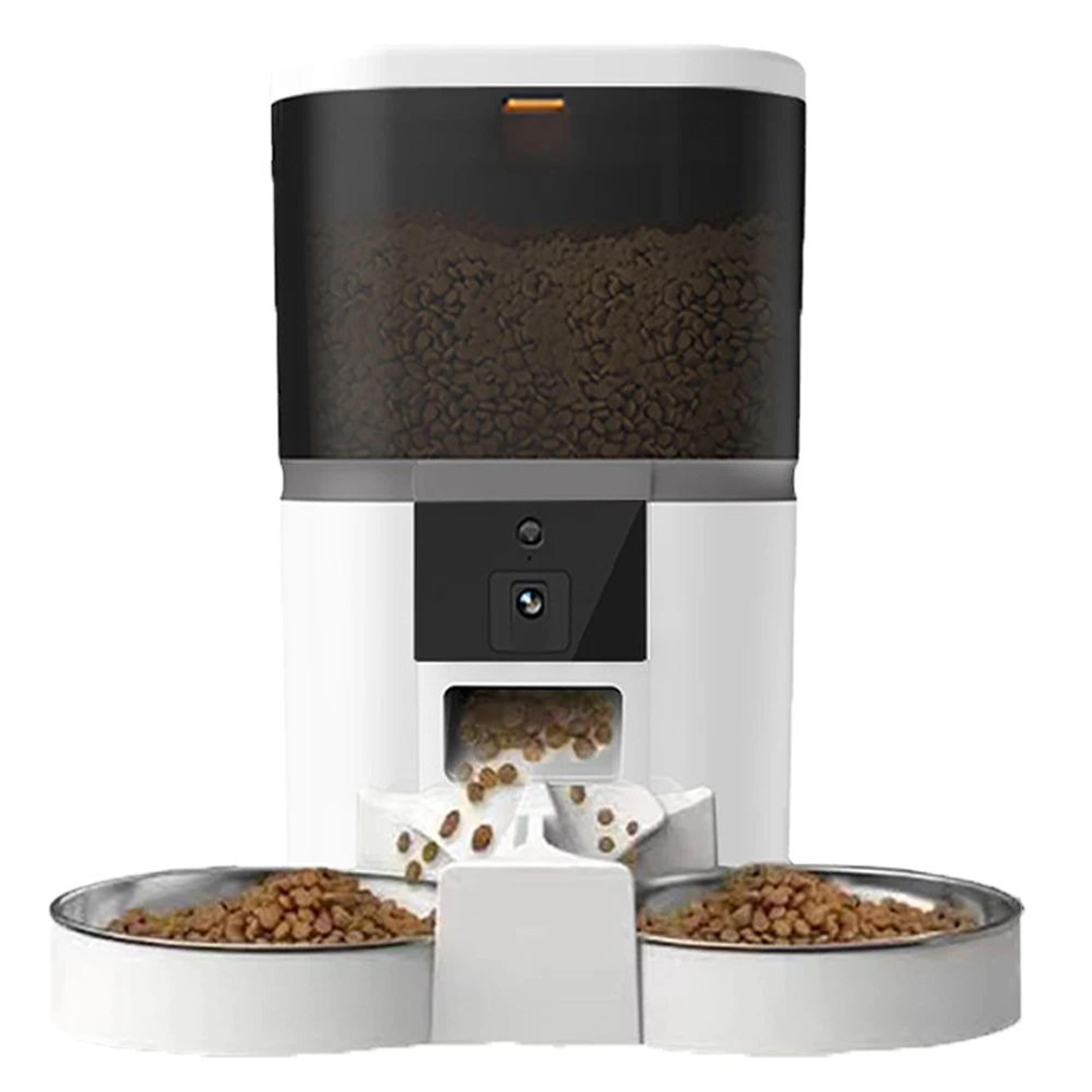 SmartView 4L Automatic Cat Feeder With Camera  Dual Feeding Bowls 6