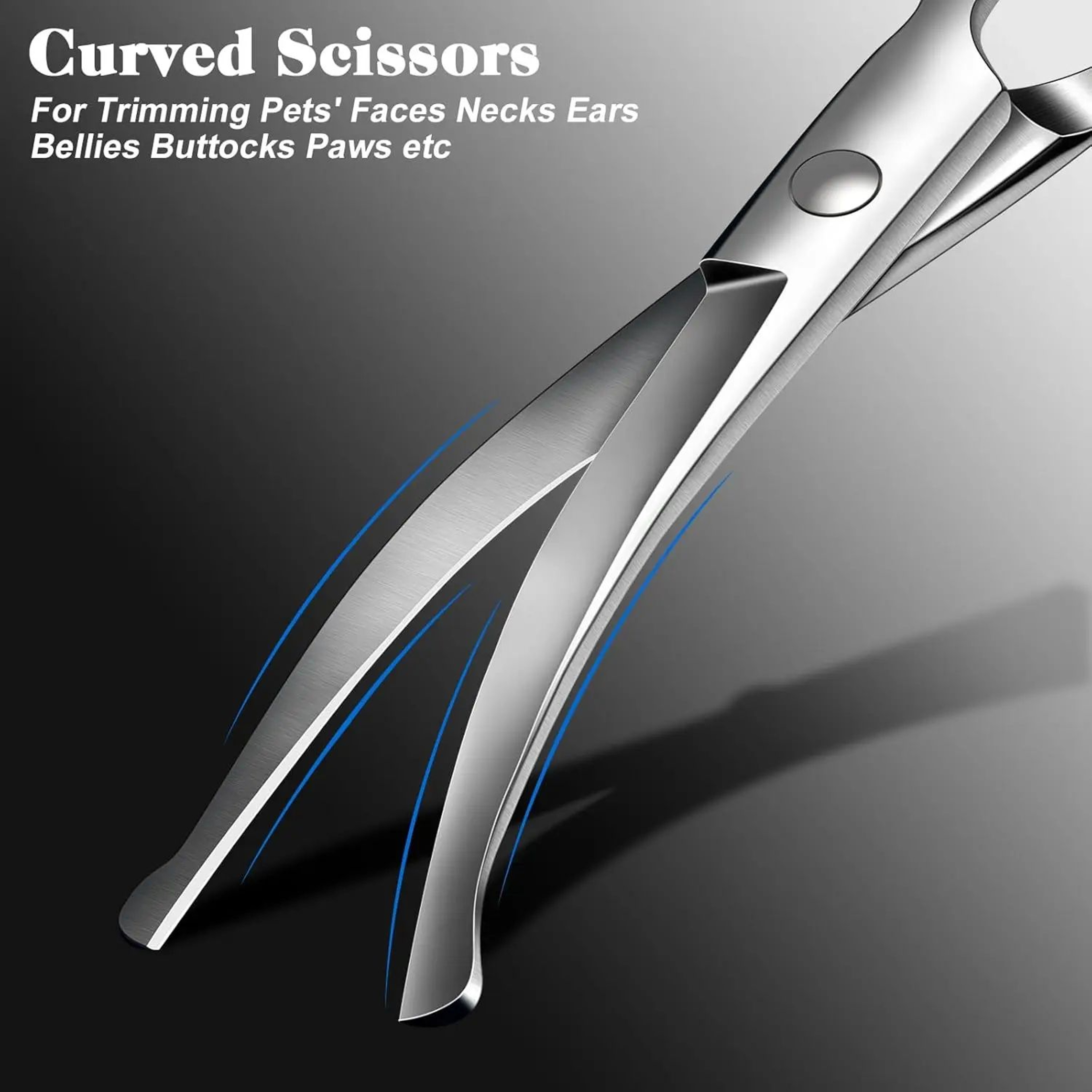 Pro Groom 4in1 Pet Grooming Scissors Set For Dogs  Cats 3