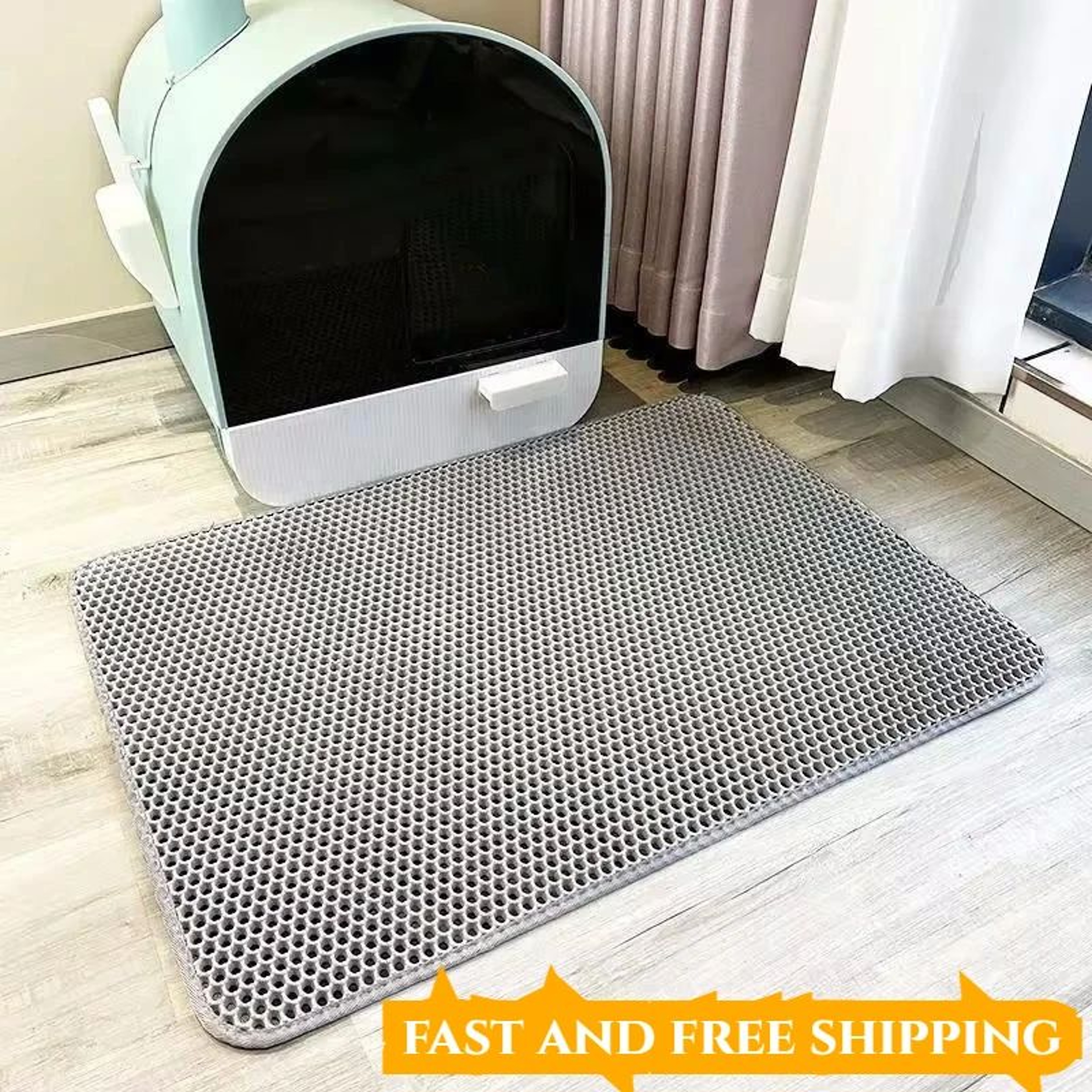 Double Layer Waterproof Cat Litter Mat For Cleaner Floors 6