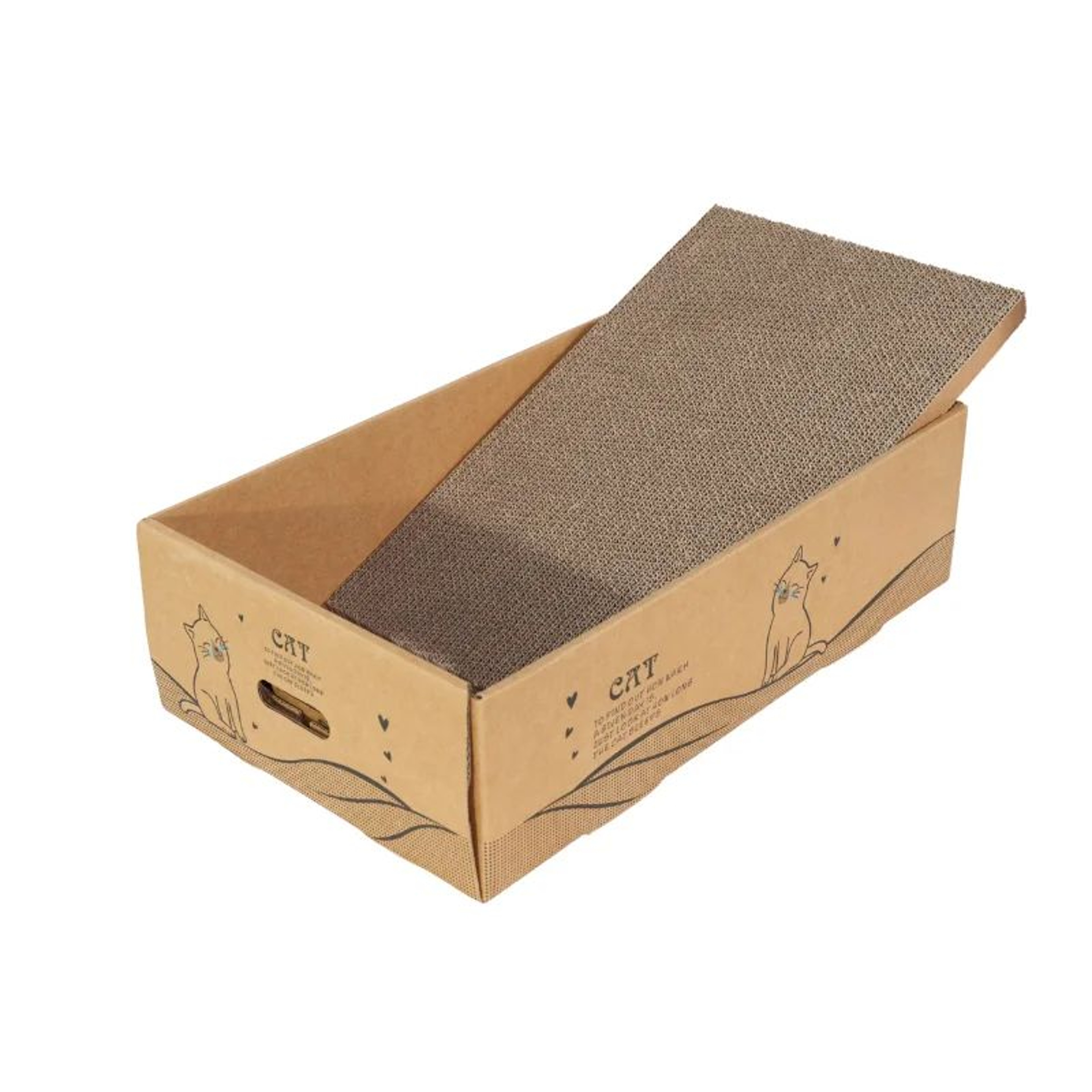 6Pack Extra Large Cardboard Cat Scratcher Pads For Indoor Cats  Reversible Scratch Boards 6