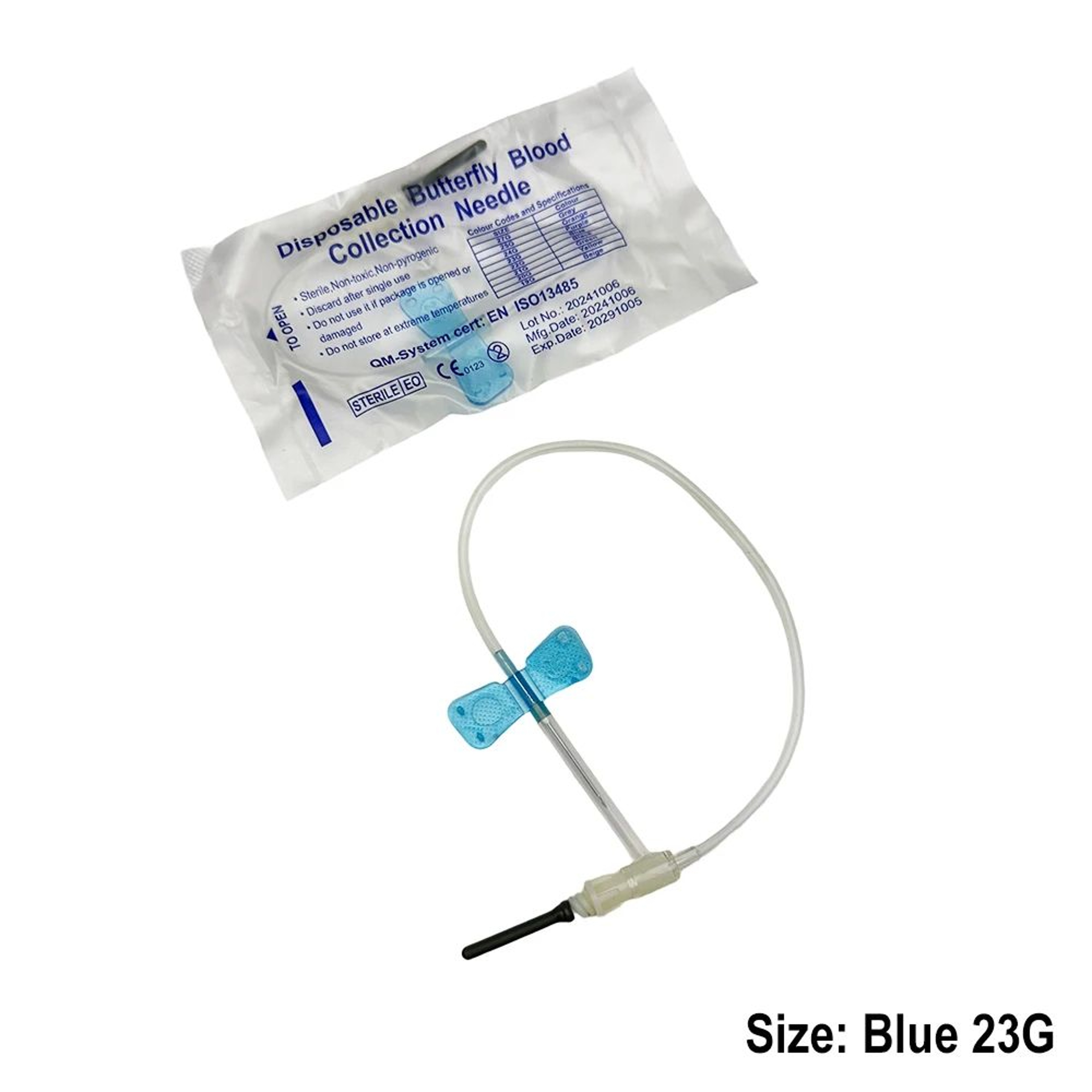 Disposable Butterfly Blood Collection Needles For Pets Double Wing Animal Care Needles 8