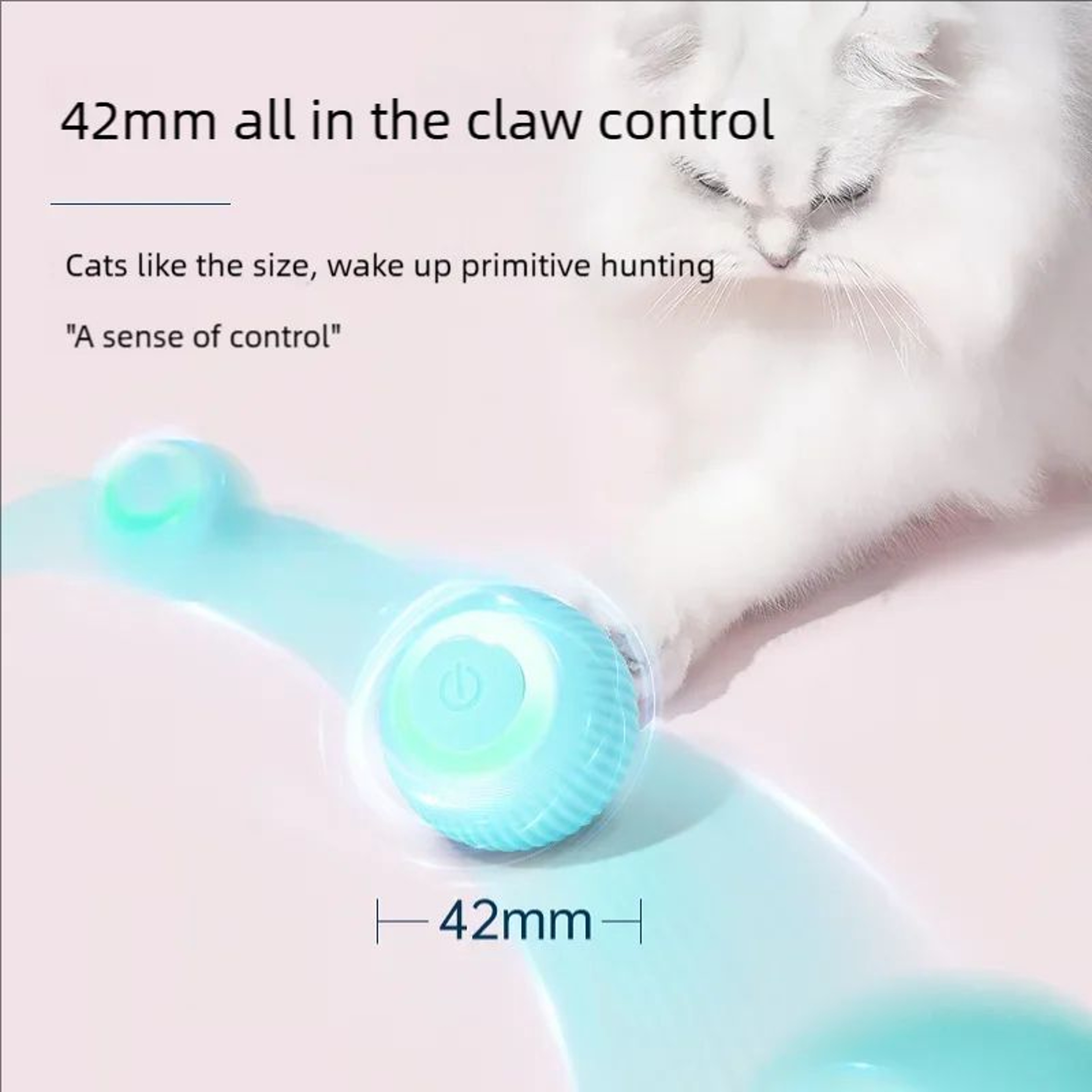Smart Rolling Cat Ball Interactive Toy 5
