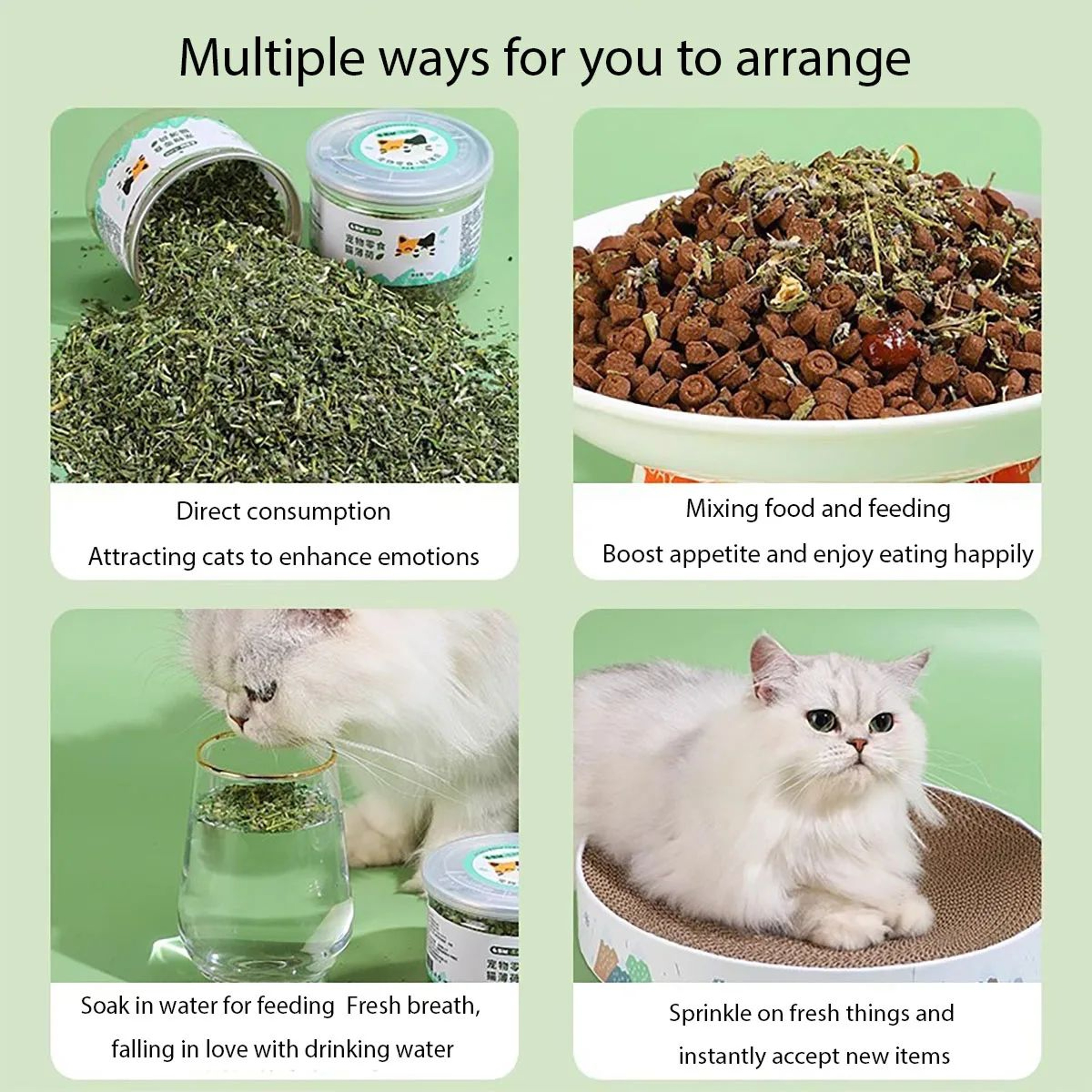 Natural Catnip Mint Grass Toy For Cats 3