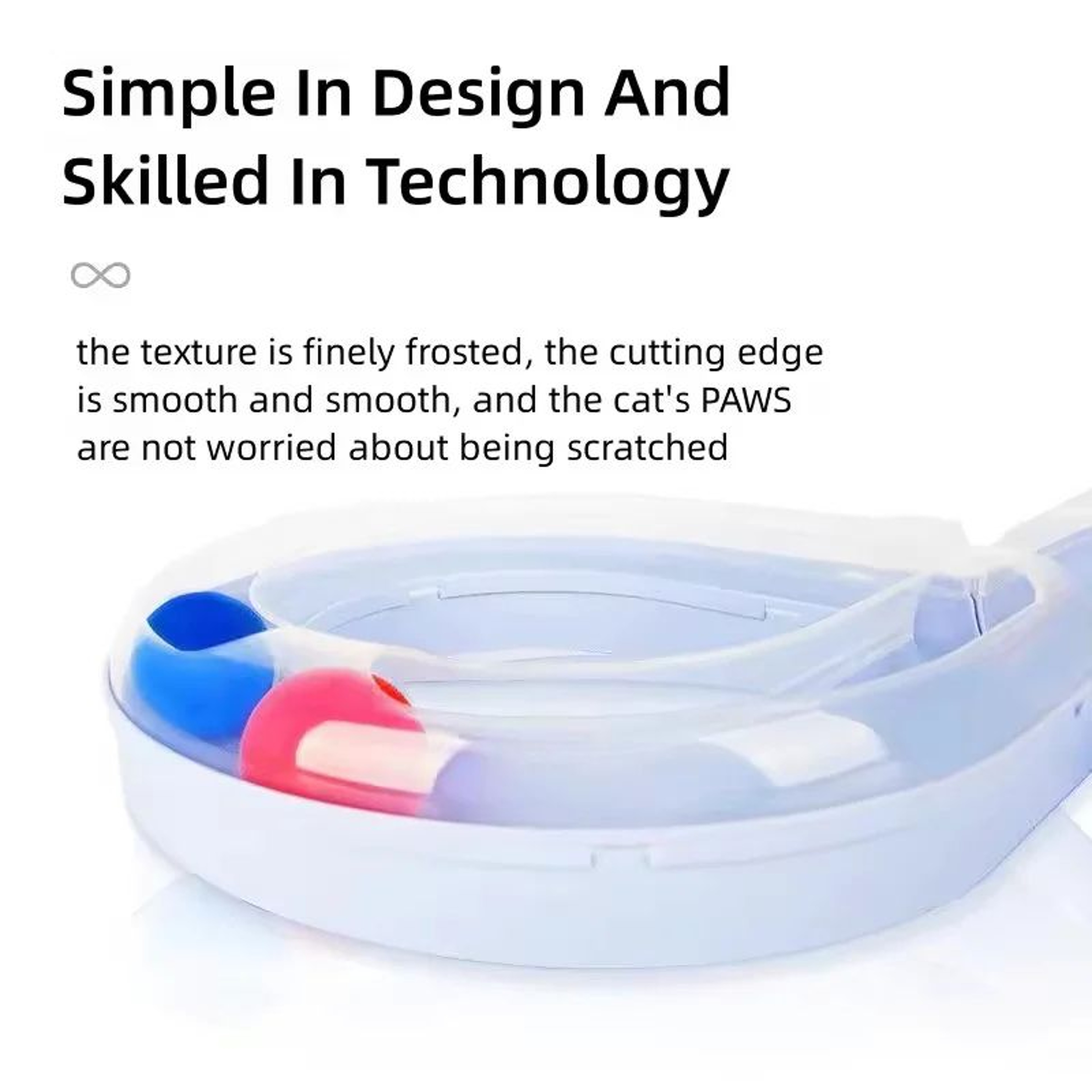 Interactive Cat Track Ball Toy With Spinner Disk For Indoor Play 5