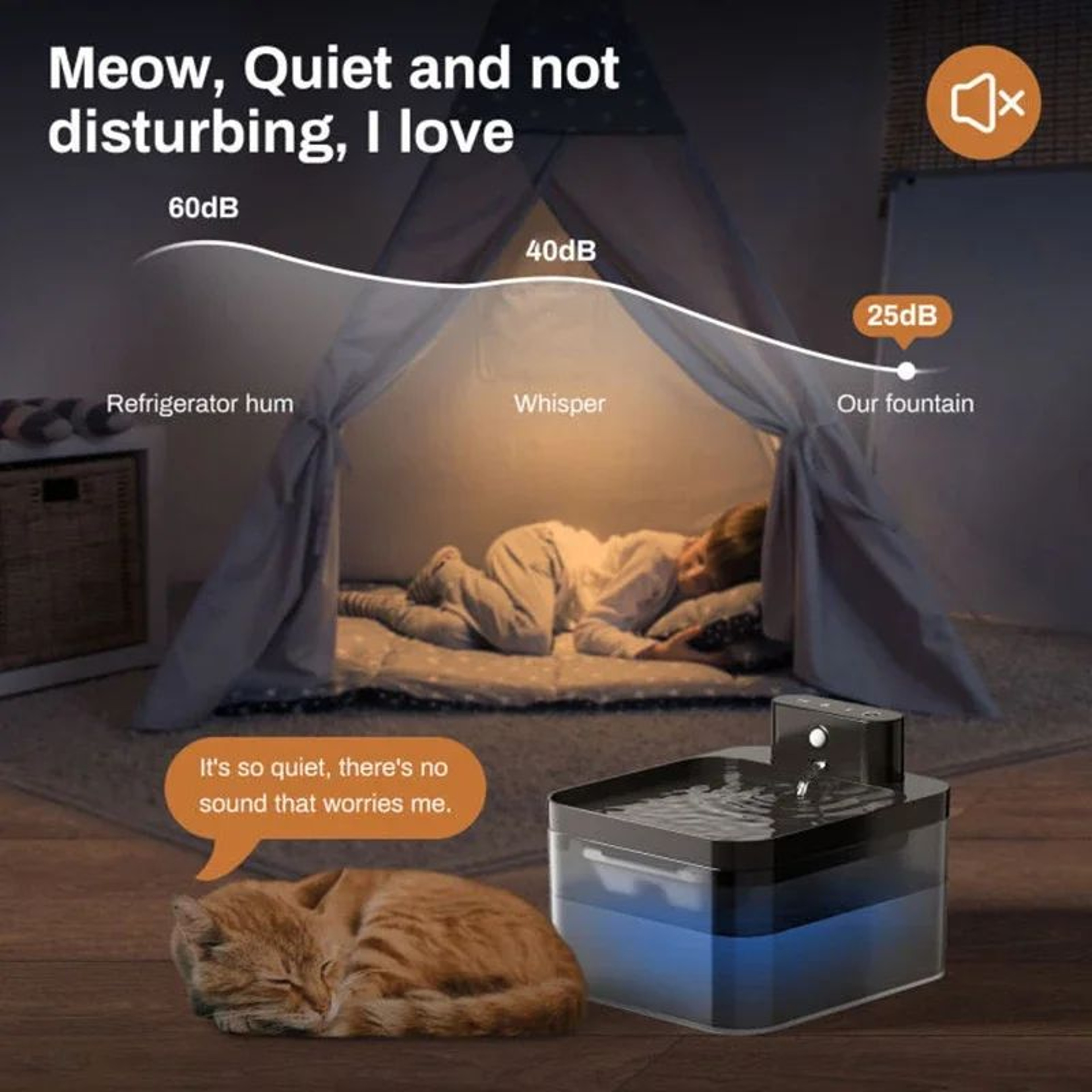 SmartFlow 22L Wireless Cat Water Fountain With Infrared Sensor  Rechargeable Battery 5