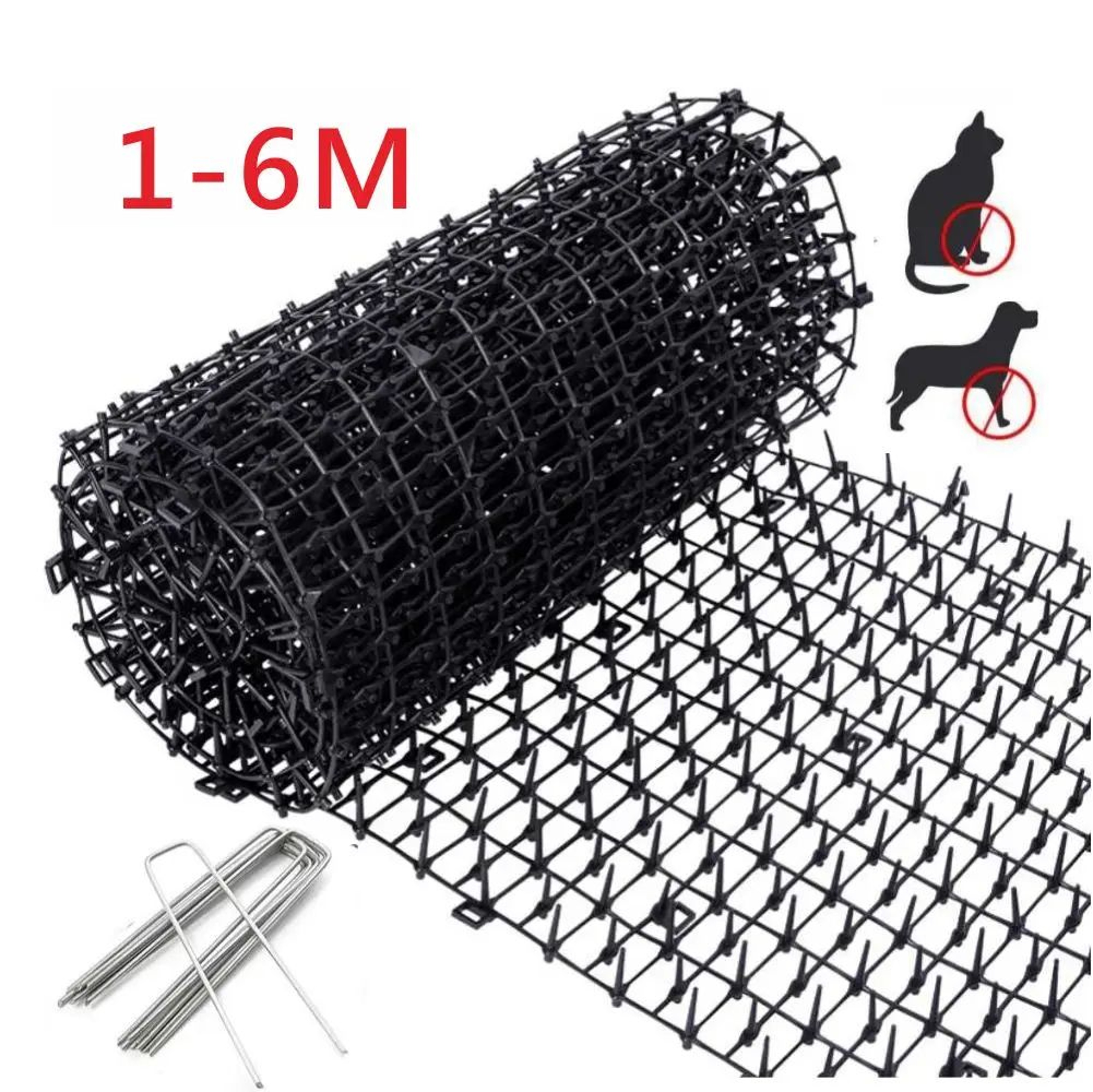 GardenShield Cat Scat Mat  Cat Scat Mat  Cat Deterrent Mat For Gardens Flower Beds  PetFree Zones 0