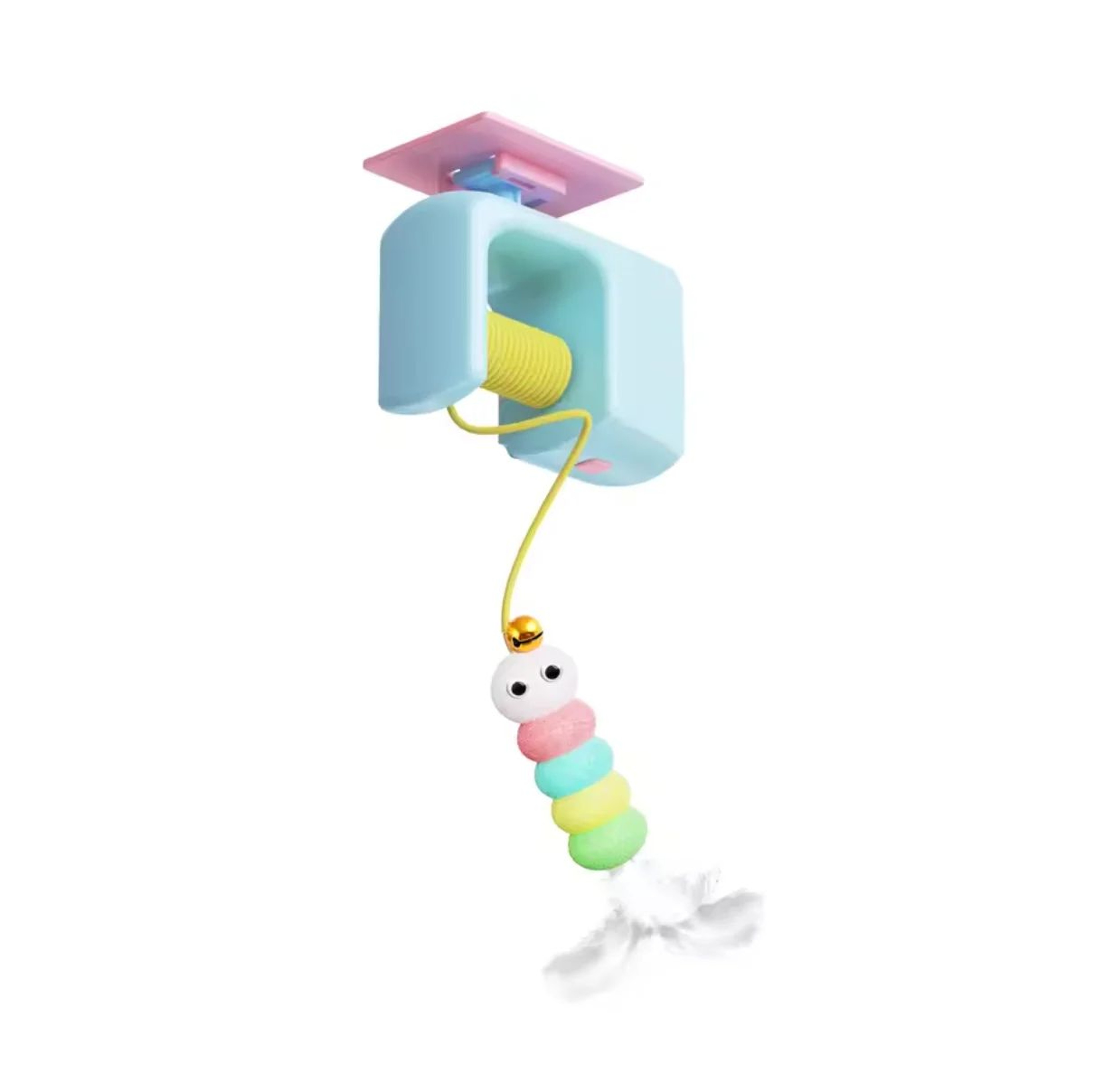 Rechargeable Interactive Flying Bird Cat Toy  Automatic Hanging Door Hunting Teaser For Indoor Cats 5