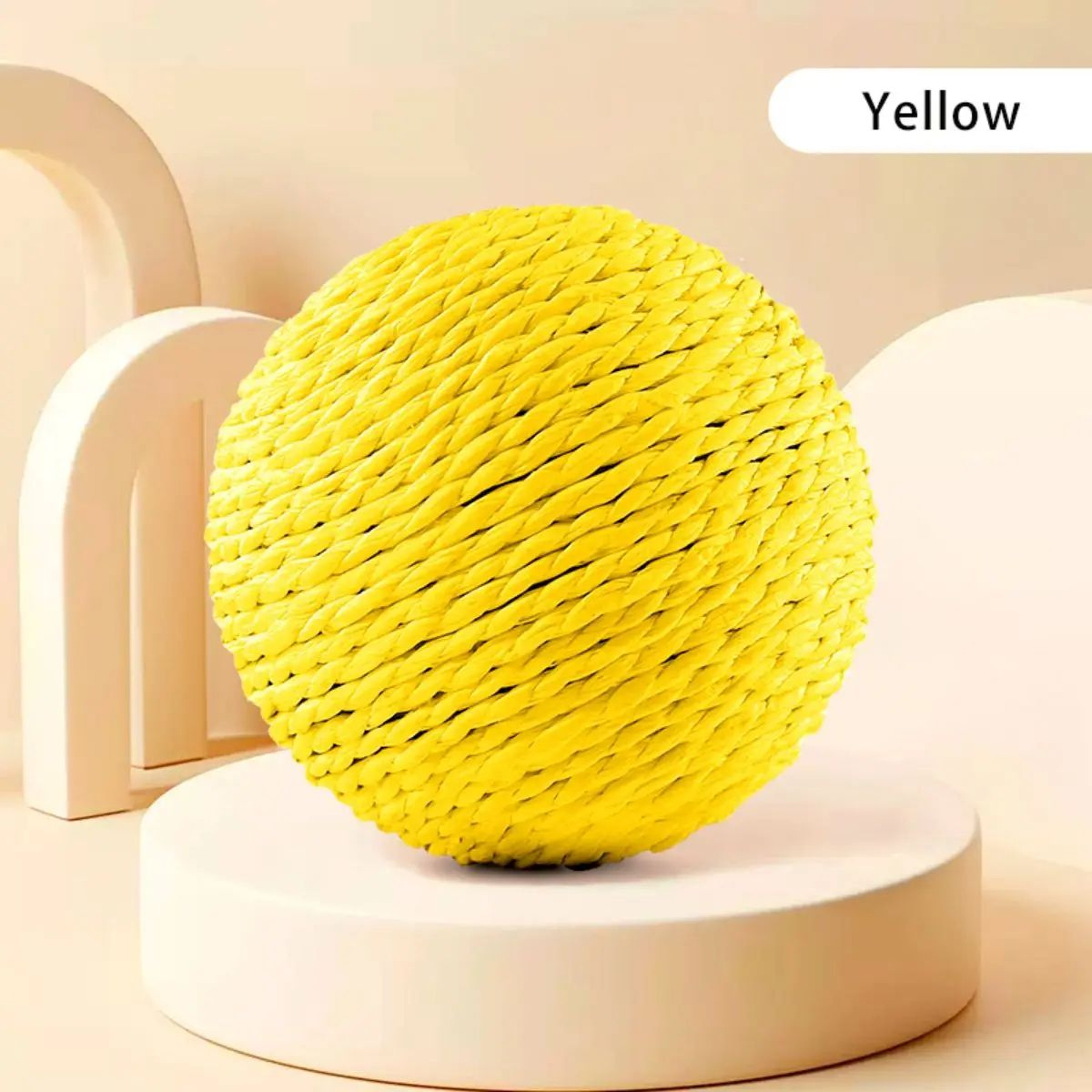 Interactive Sisal Cat Scratching Ball For Teeth Cleaning  Play 9