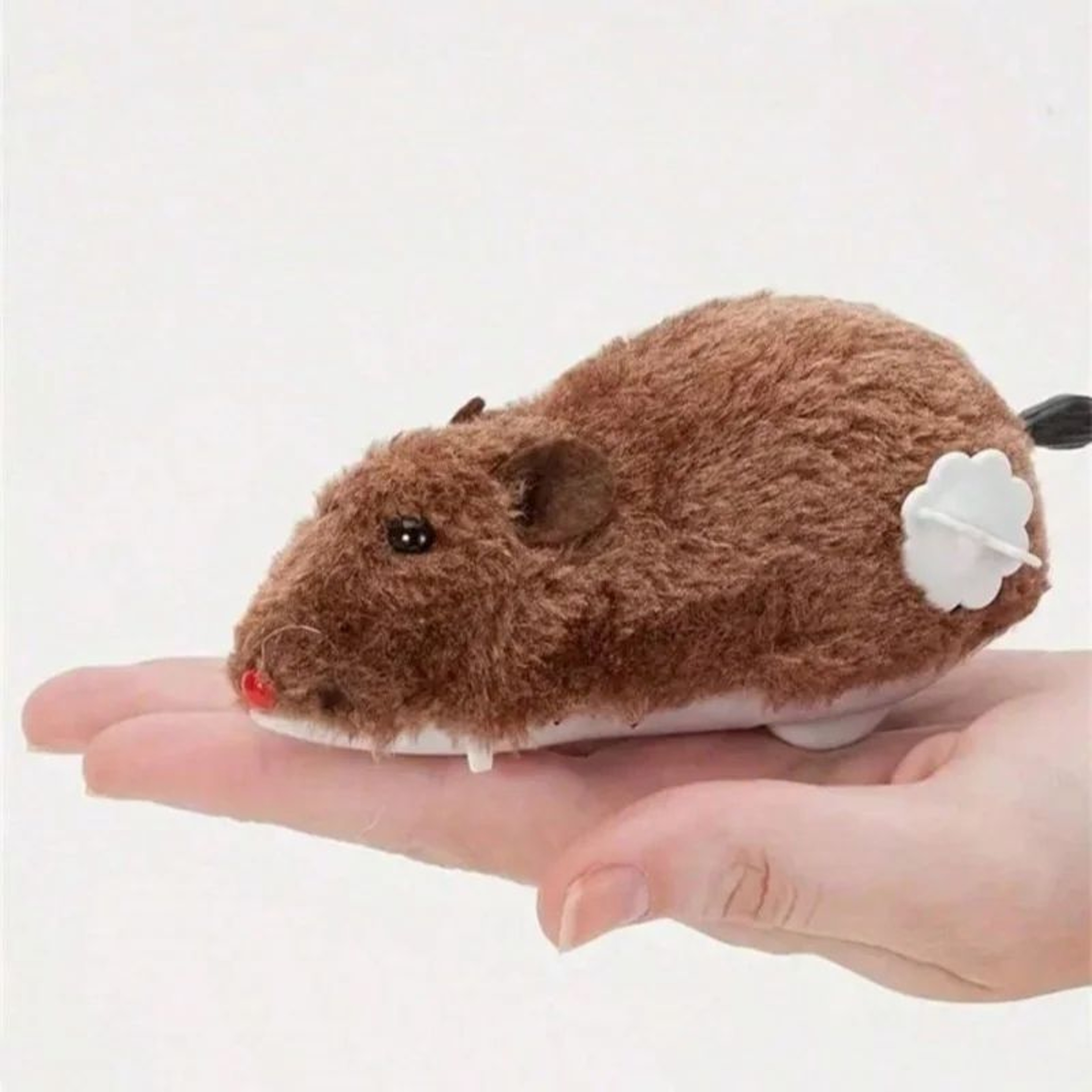 WindUp Plush Mouse Interactive Cat Toy 3