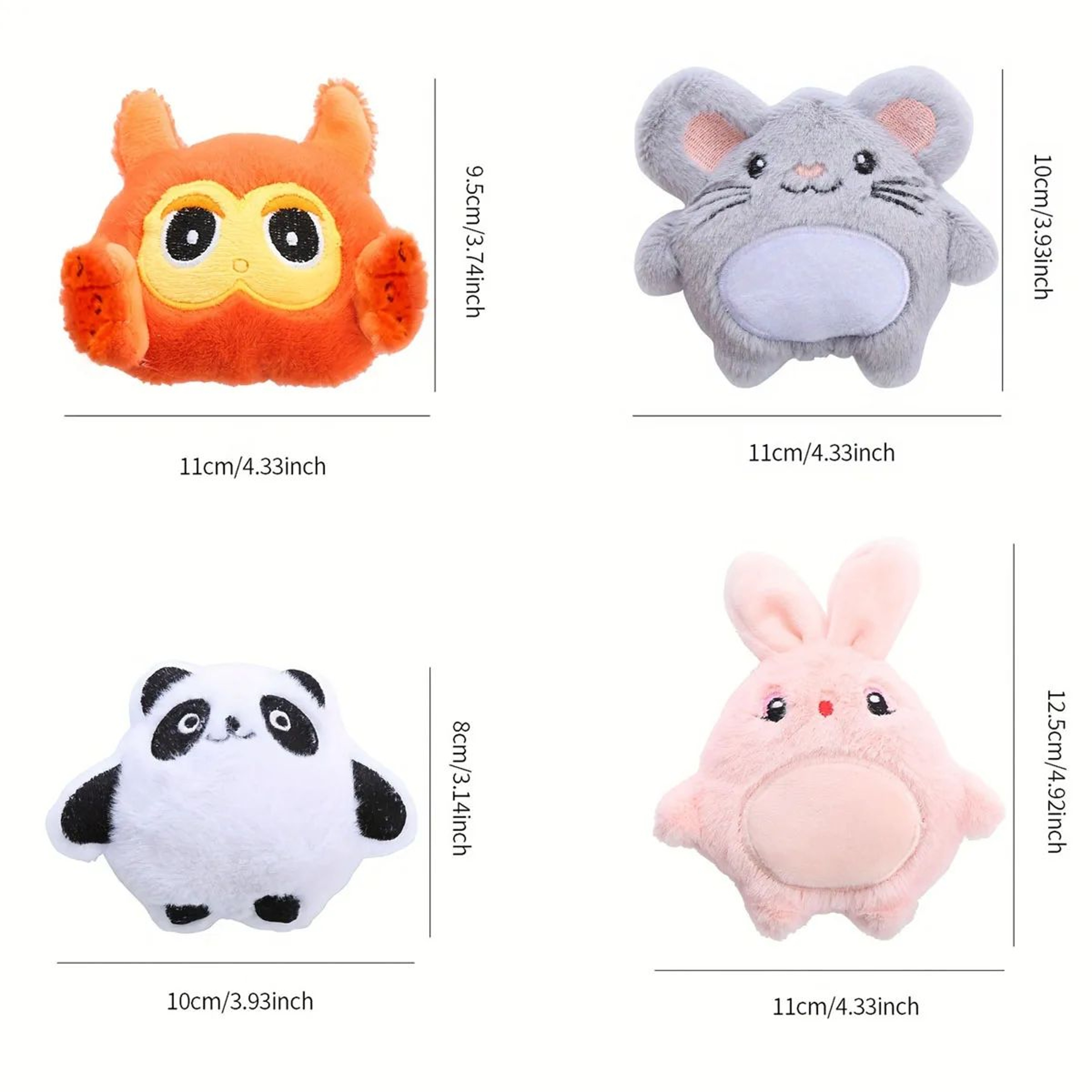 Plush Mouse Rabbit Interactive Cat Toy 5